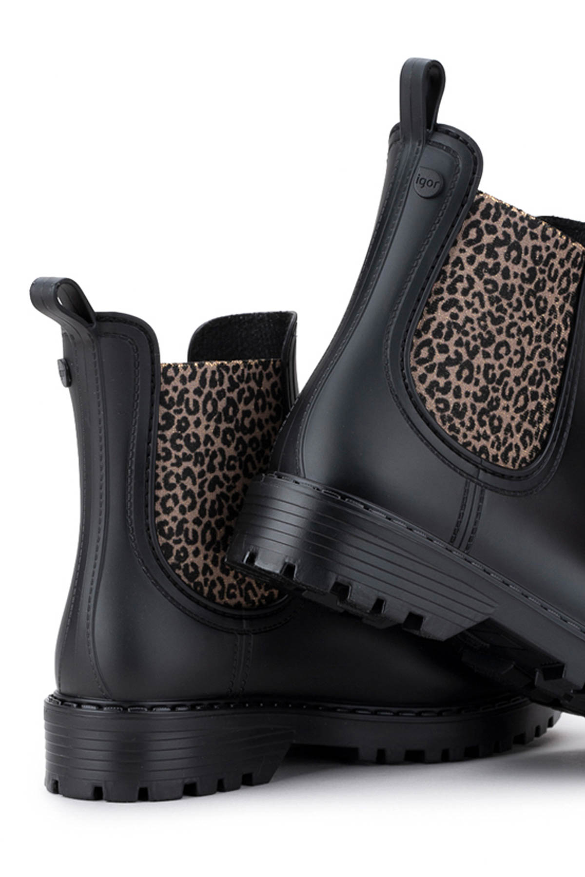 TRAK BASIC LEO Siyah Kadın Yağmur Botu - Görsel 5