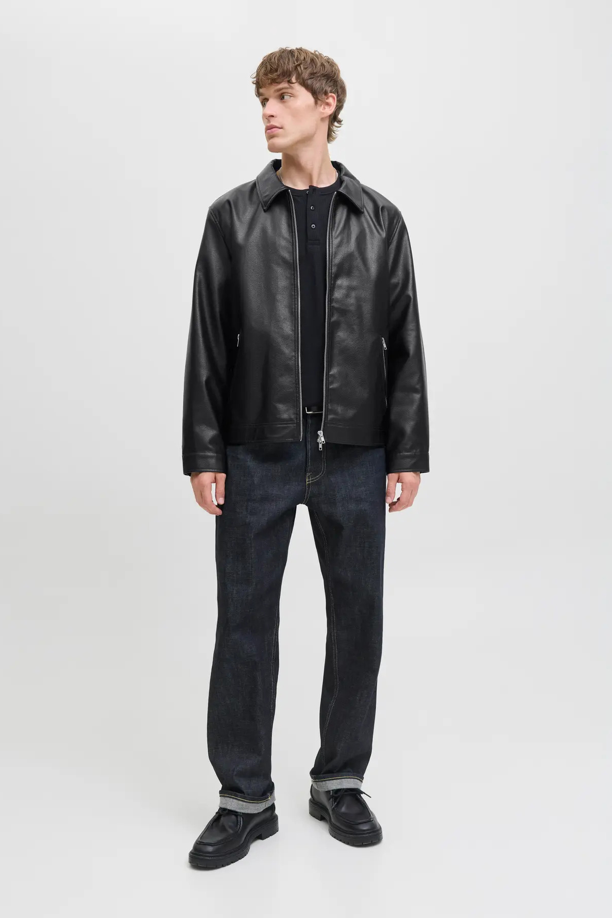 00s archive leatherjaket 細身 ギミック ダークウェア 00s archive leatherjaket 細身 ギミック ダークウェア - メルカリ
