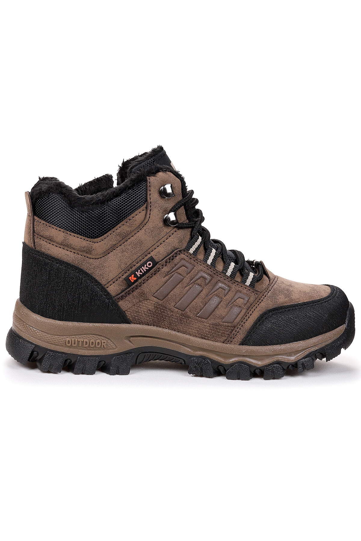 Rune Günlük Fermuarlı Erkek Çocuk Bot Ayakkabı Vizon - Görsel 2