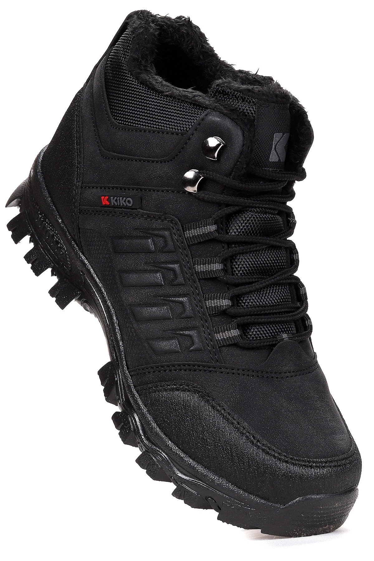 Rune Günlük Fermuarlı Erkek Çocuk Bot Ayakkabı Siyah - Görsel 4