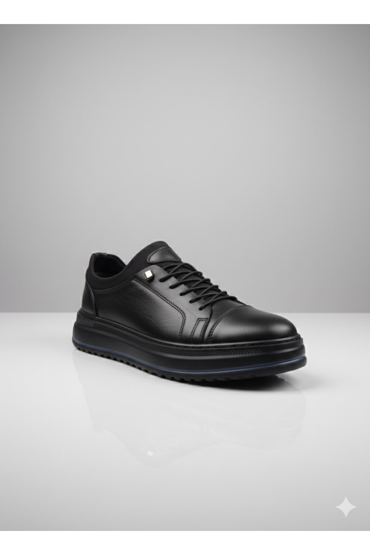 Erkek Hakiki Deri Rahat Yumuşak Kalın Taban Casual Ayakkabı AY-1040-K - Görsel 5