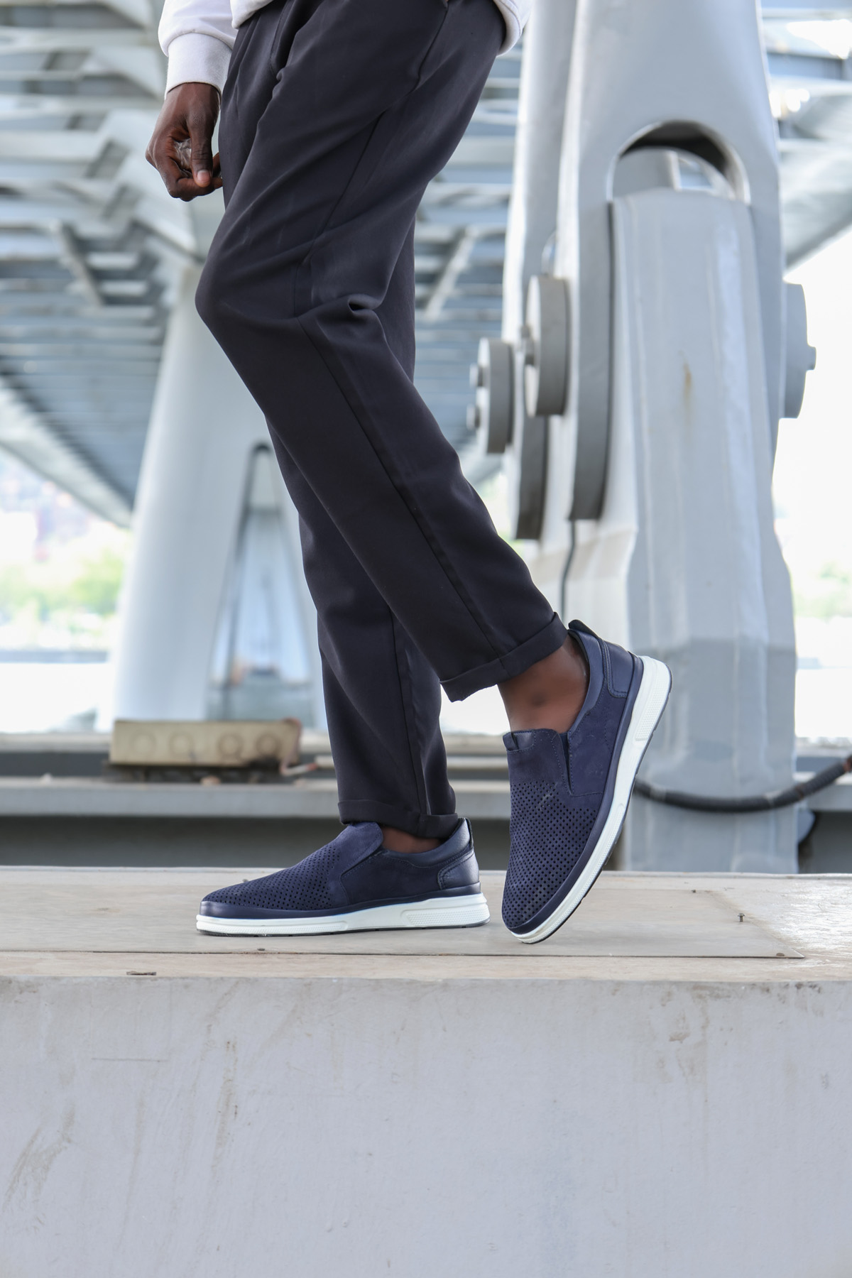 Hakiki Deri Erkek Casual Ayakkabı 711MA440-4041 - Görsel 3