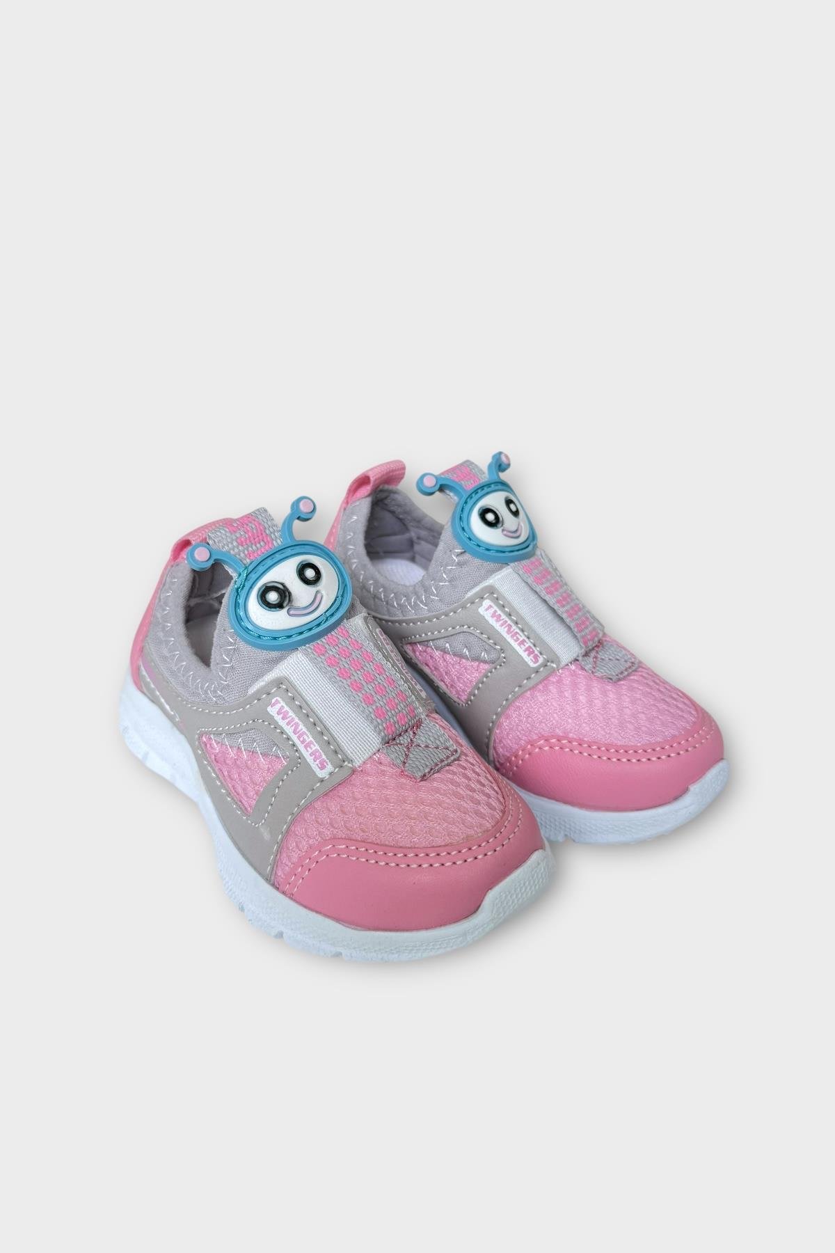 Çocuk Airfile Hafif Taban Kreş Ev Okul Bebe Spor Ayakkabısı FÜME - PEMBE - Görsel 5