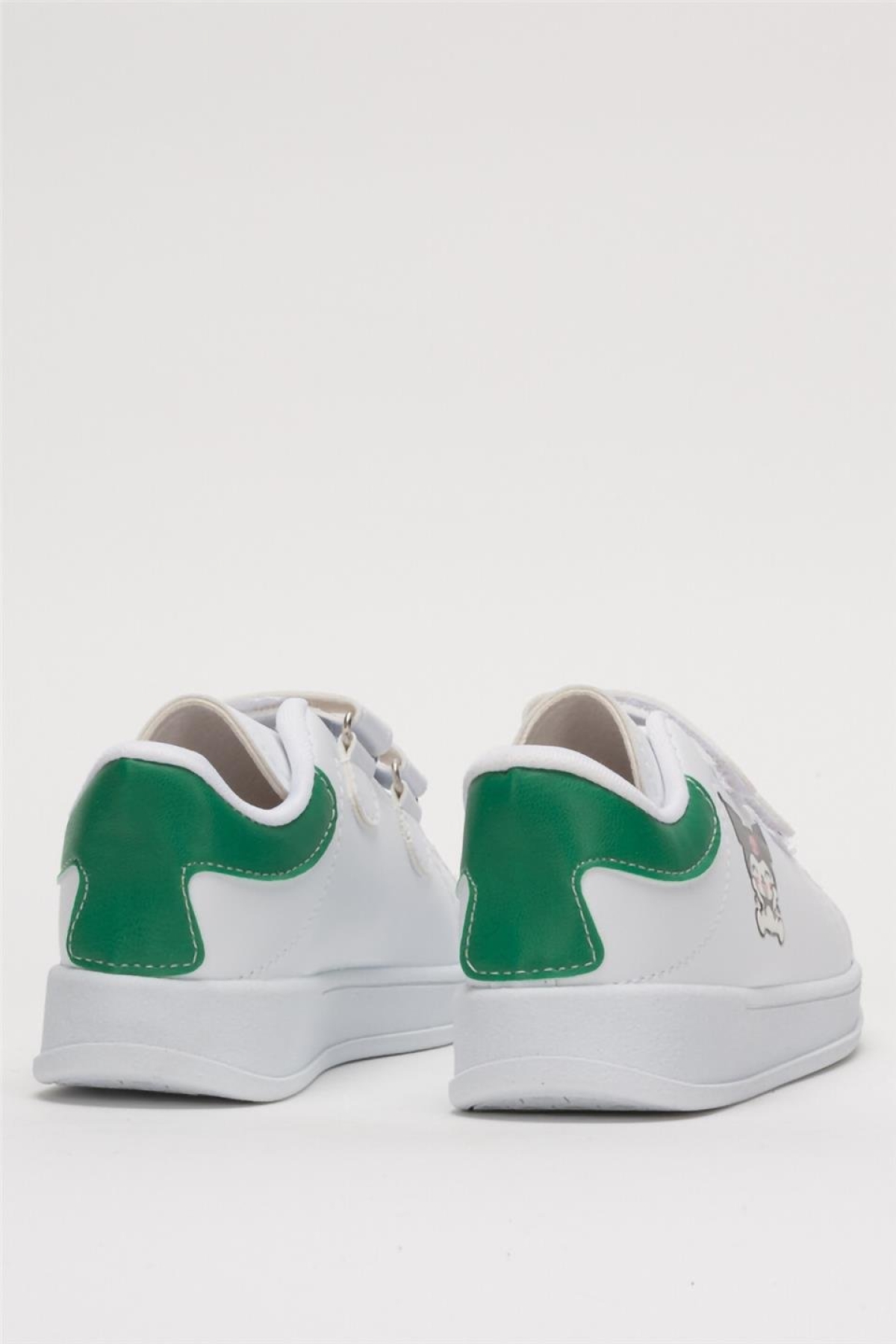 Çocuk Kuromi Baskılı Cırtlı Unisex Spor Ayakkabı YEŞİL - Görsel 5