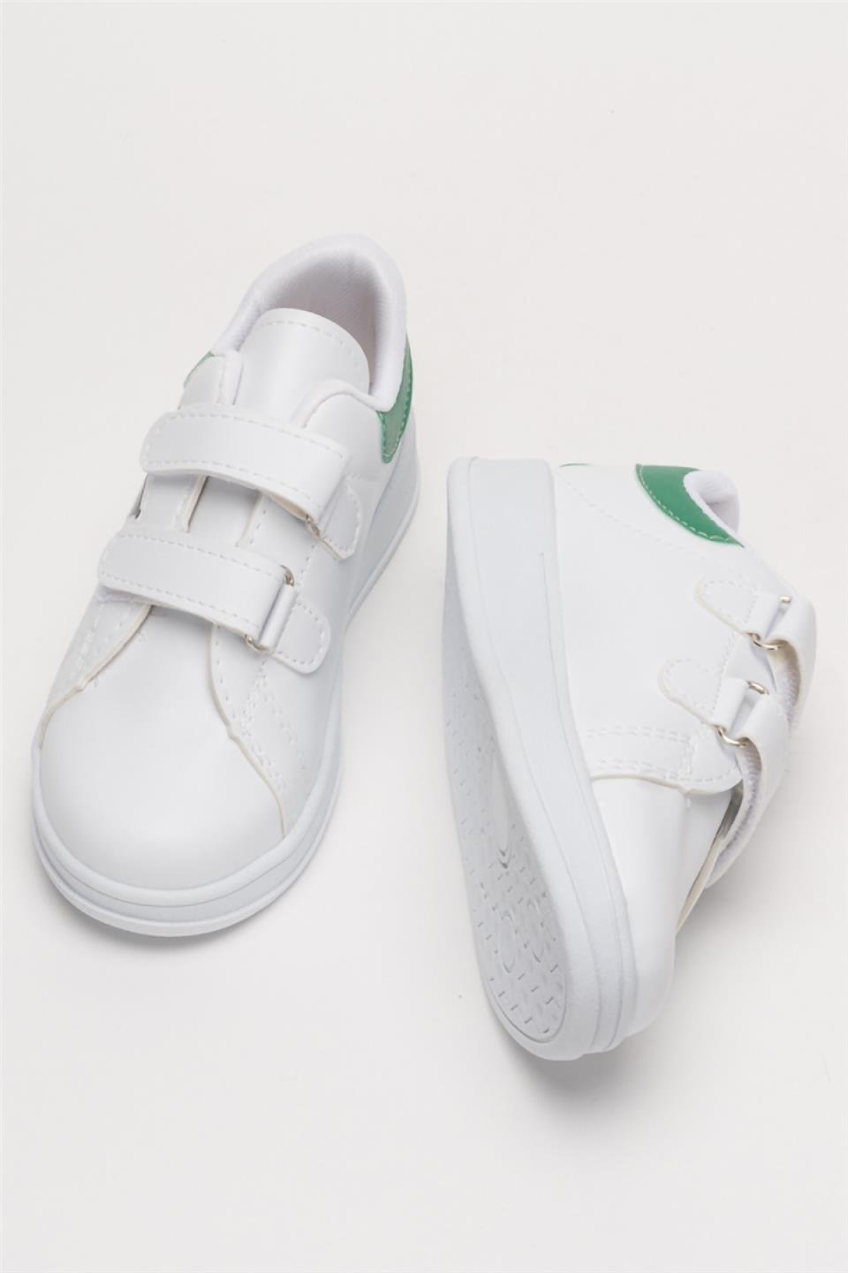 Çocuk Kuromi Baskılı Cırtlı Unisex Spor Ayakkabı YEŞİL - Görsel 8