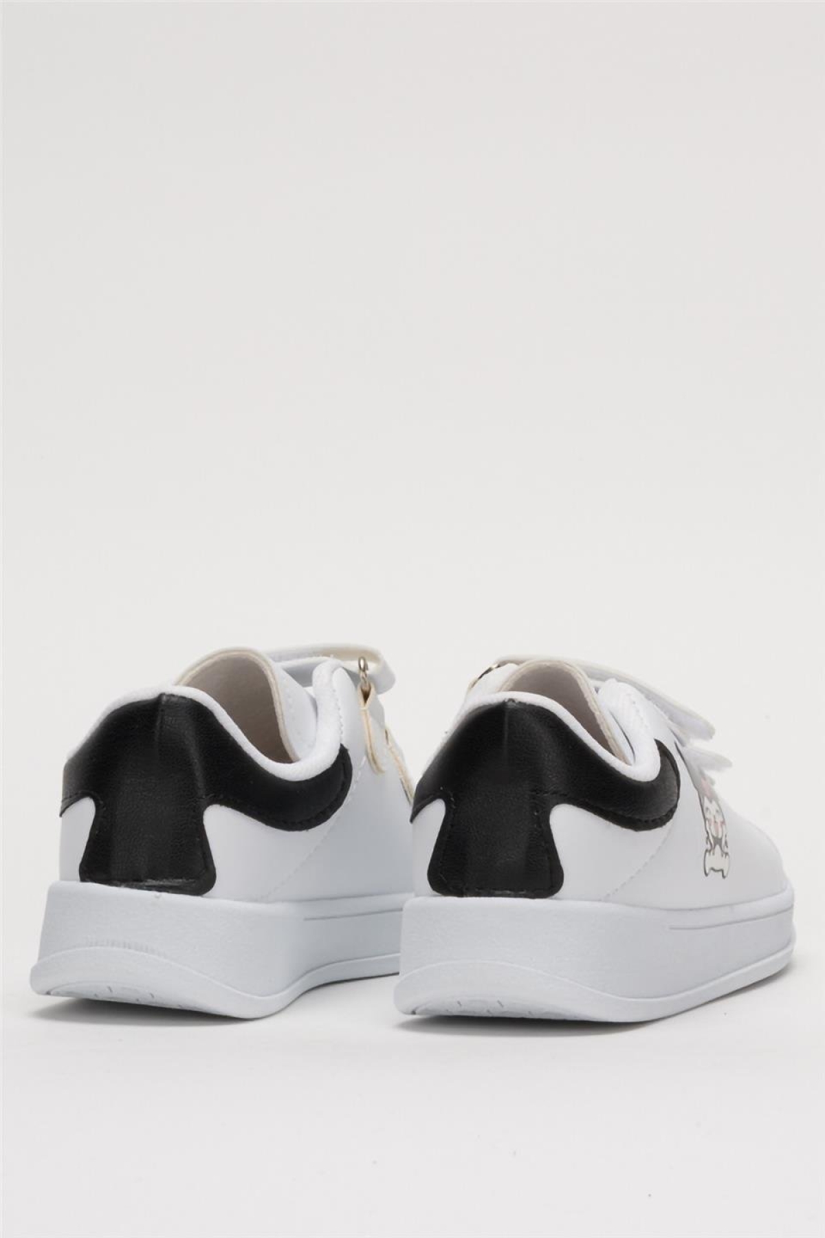 Çocuk Kuromi Baskılı Cırtlı Unisex Spor Ayakkabı SİYAH - Görsel 5