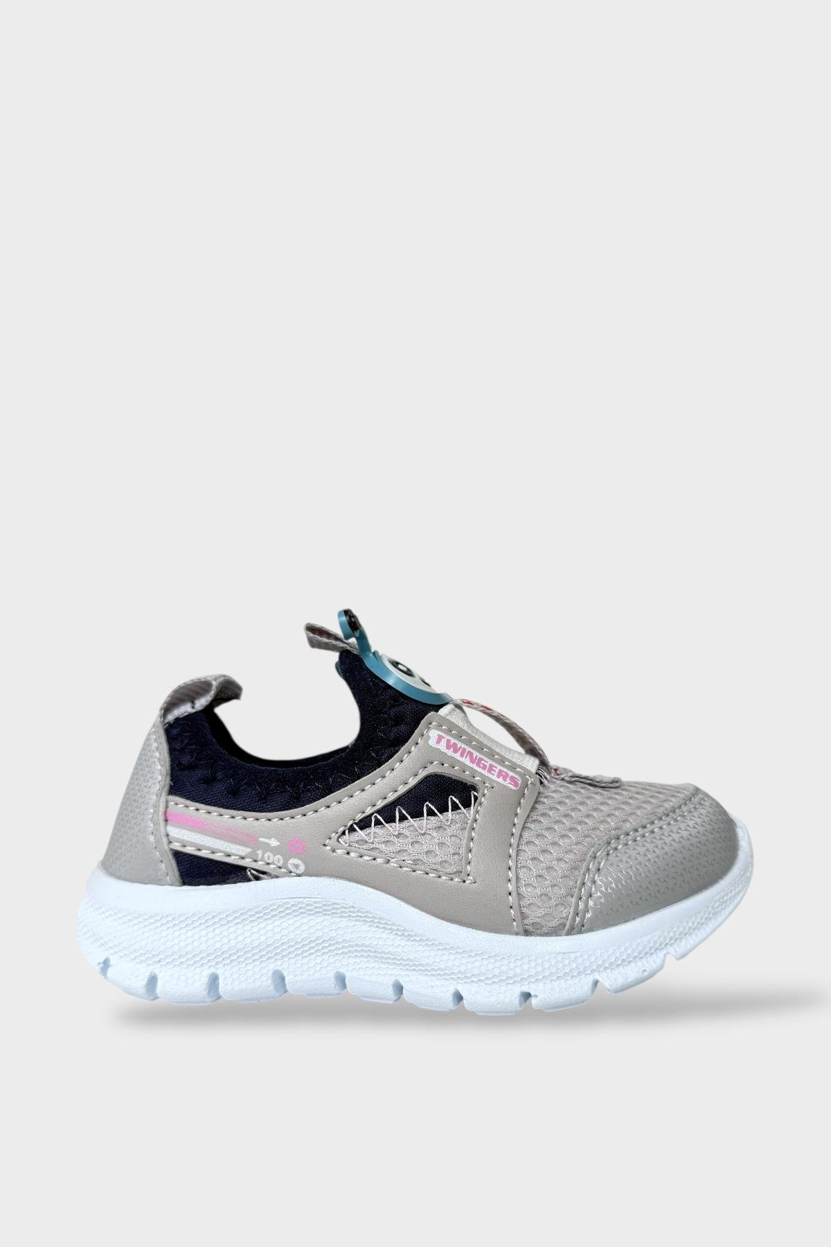 Çocuk Airfile Hafif Taban Kreş Ev Okul Bebe Spor Ayakkabısı FÜME - LACİVERT - Görsel 2