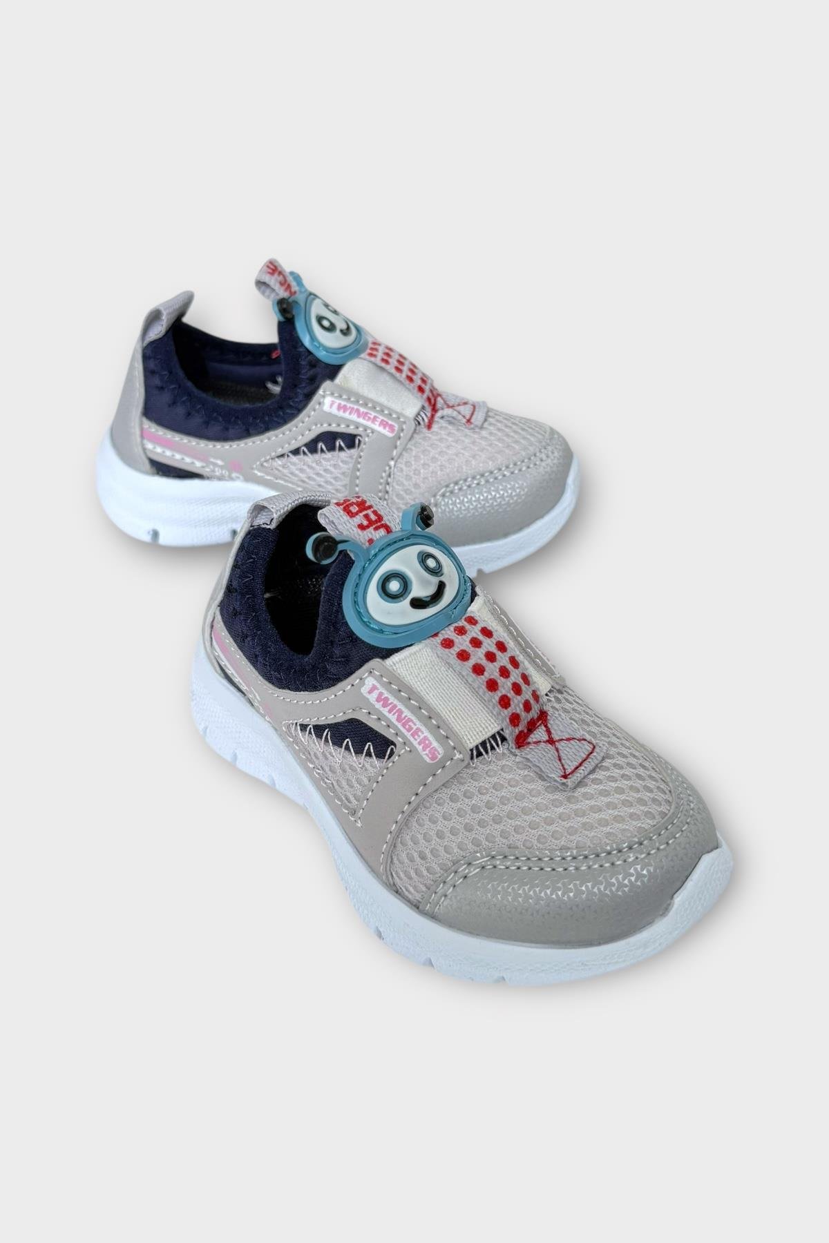 Çocuk Airfile Hafif Taban Kreş Ev Okul Bebe Spor Ayakkabısı FÜME - LACİVERT - Görsel 3