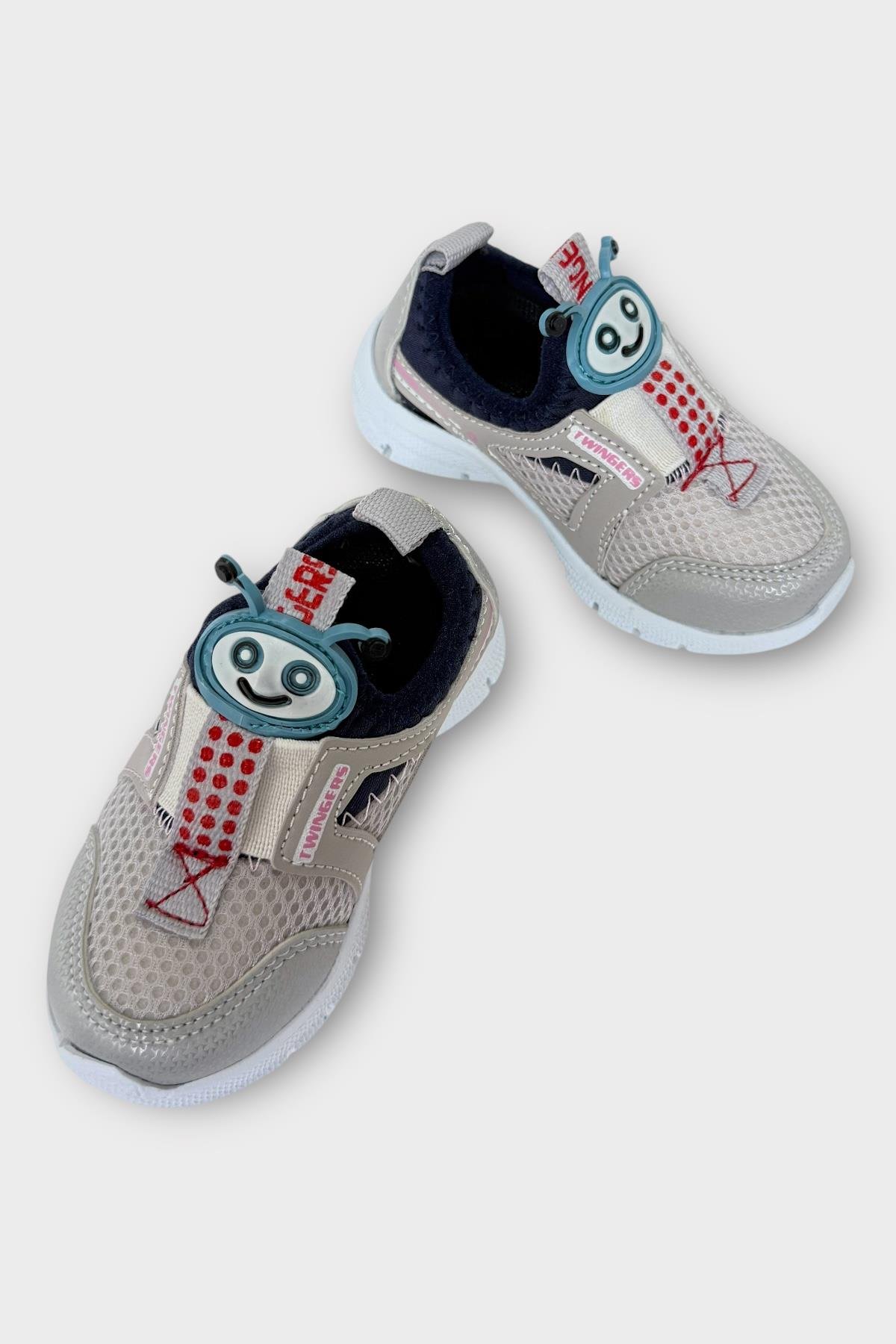 Çocuk Airfile Hafif Taban Kreş Ev Okul Bebe Spor Ayakkabısı FÜME - LACİVERT - Görsel 4