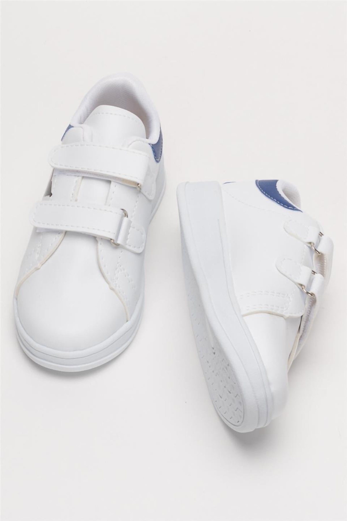 Çocuk Kuromi Baskılı Cırtlı Unisex Spor Ayakkabı LACİVERT - Görsel 8