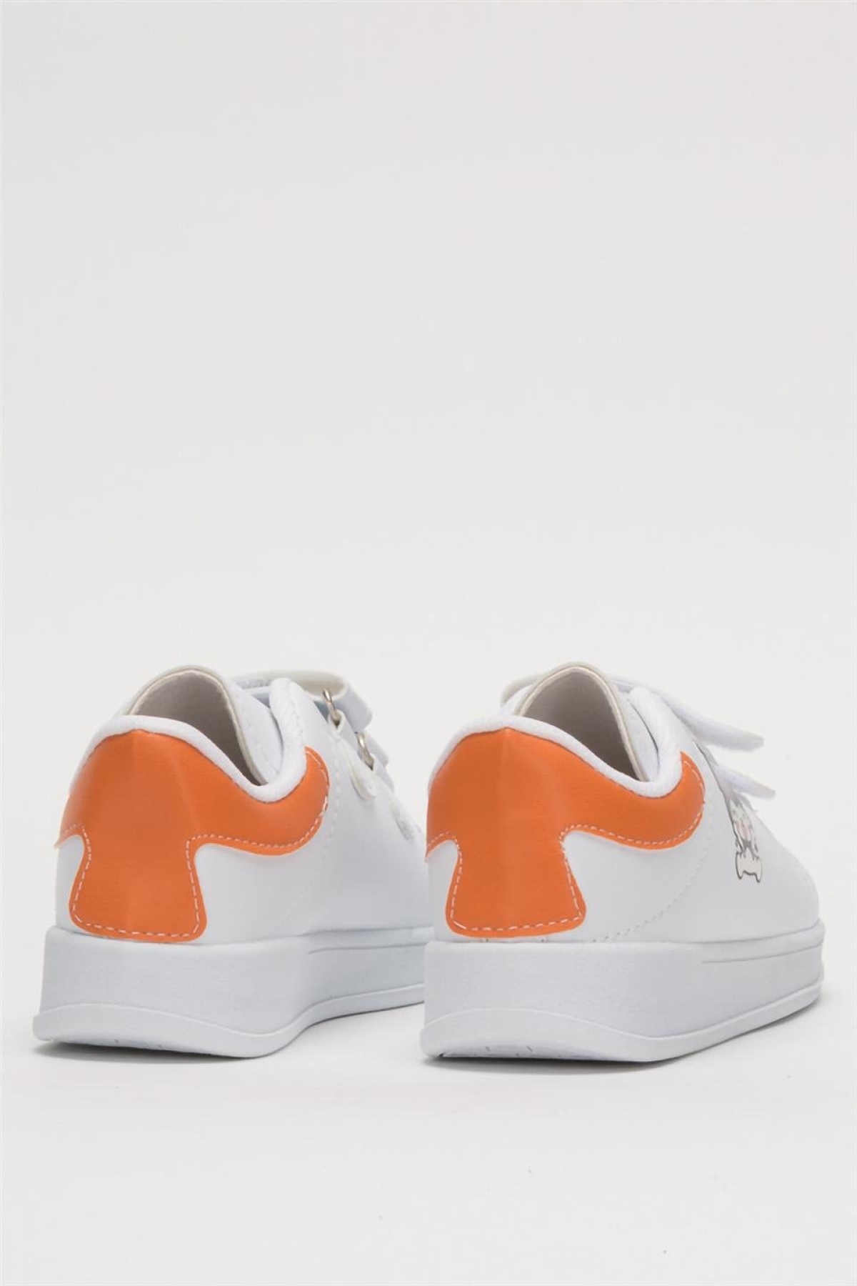 Çocuk Kuromi Baskılı Cırtlı Unisex Spor Ayakkabı TURUNCU - Görsel 5