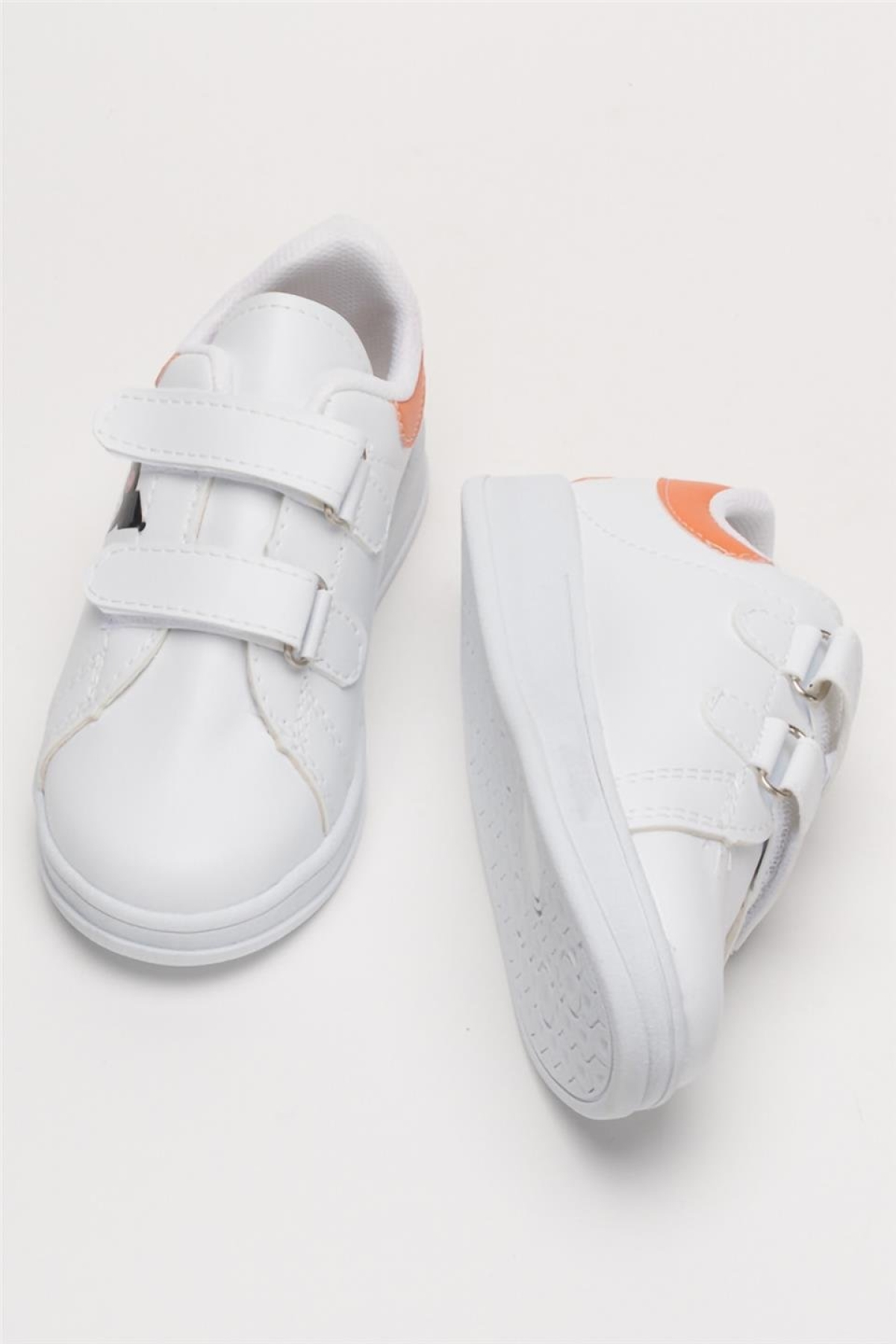 Çocuk Kuromi Baskılı Cırtlı Unisex Spor Ayakkabı TURUNCU - Görsel 8