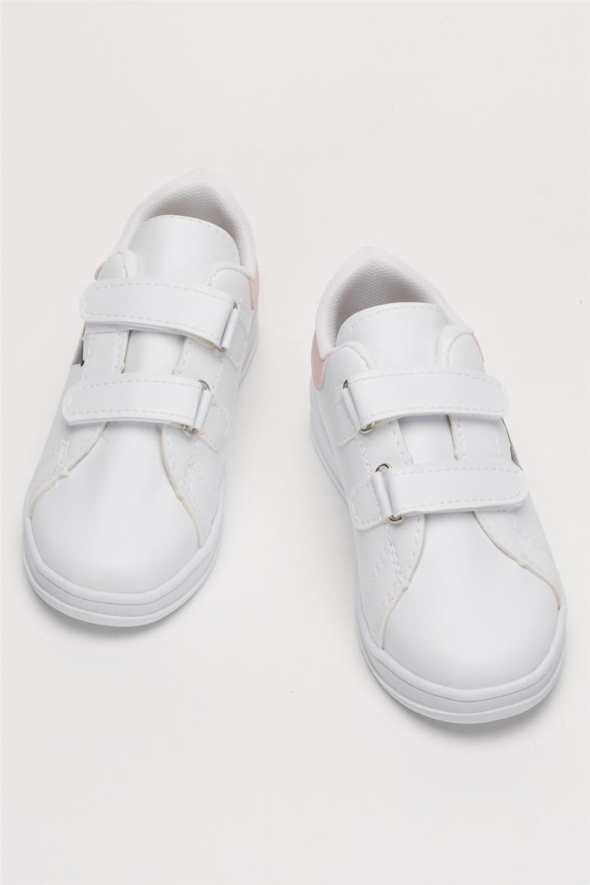 Çocuk Kuromi Baskılı Cırtlı Unisex Spor Ayakkabı BEYAZ - PUDRA - Görsel 7