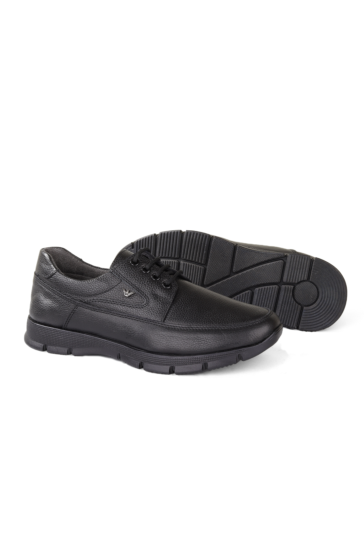 U1 Bağcıklı Ortopedik Taban Deri Kışlık Erkek Ayakkabı - Görsel 4