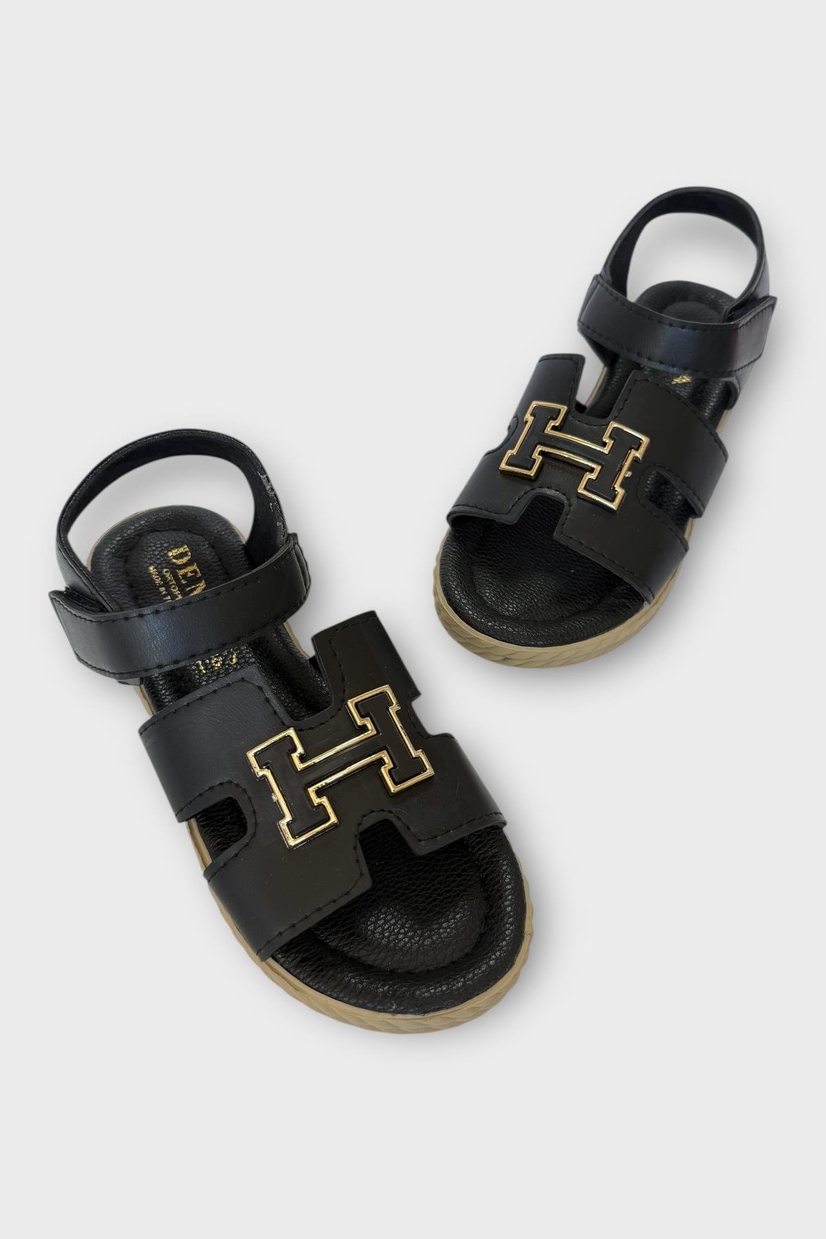 Kadın Önü ve Arkası Açık Yazlık Sandalet SİYAH - Görsel 4