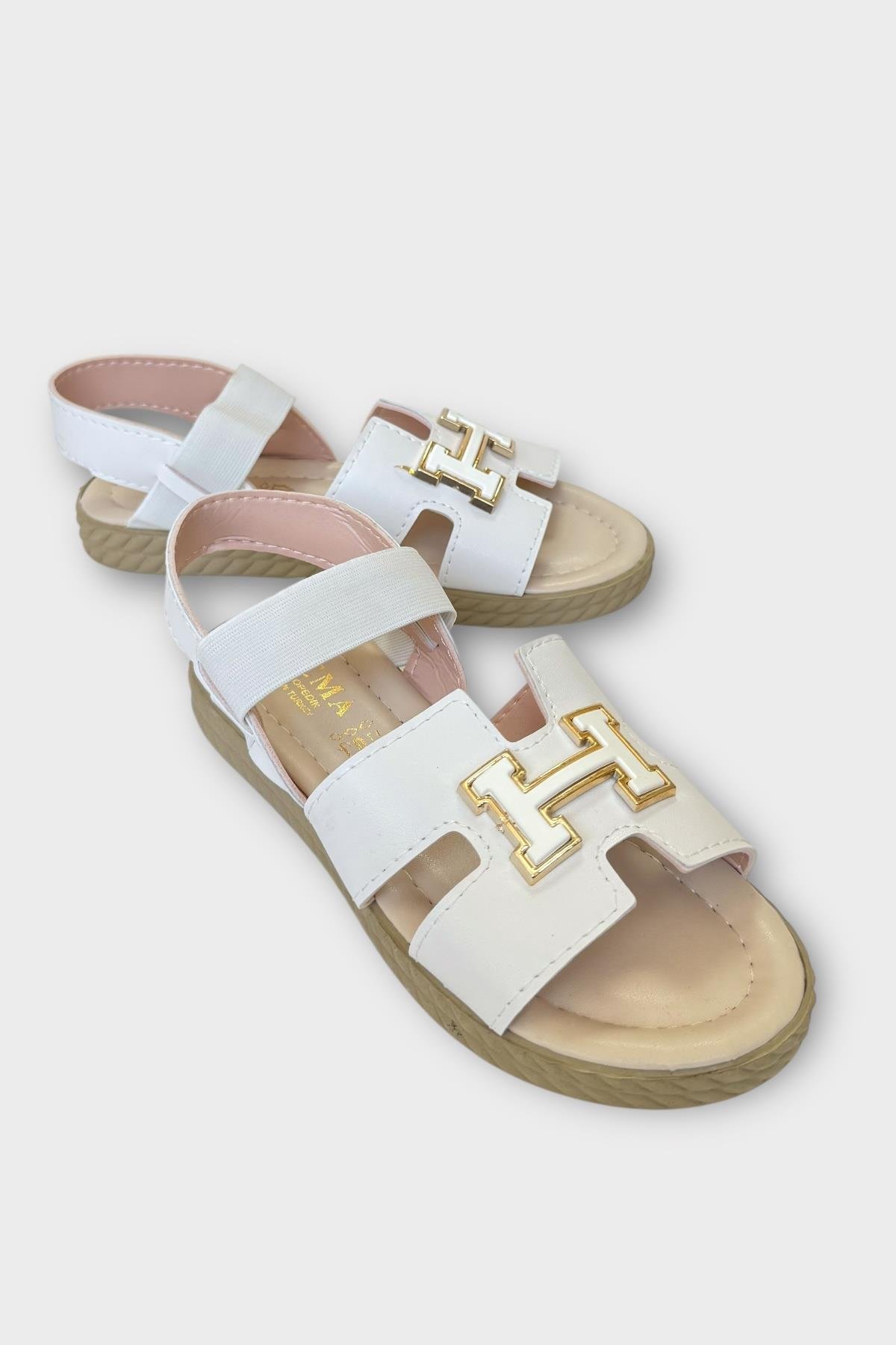 Kadın Önü ve Arkası Açık Yazlık Sandalet BEYAZ - Görsel 3