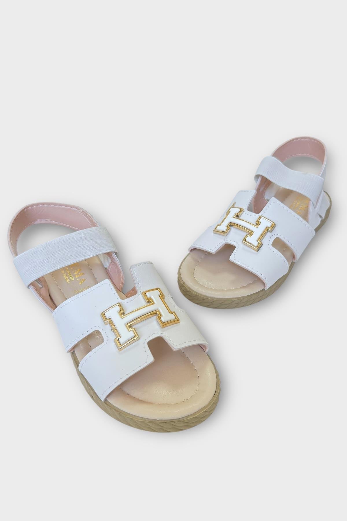 Kadın Önü ve Arkası Açık Yazlık Sandalet BEYAZ - Görsel 4