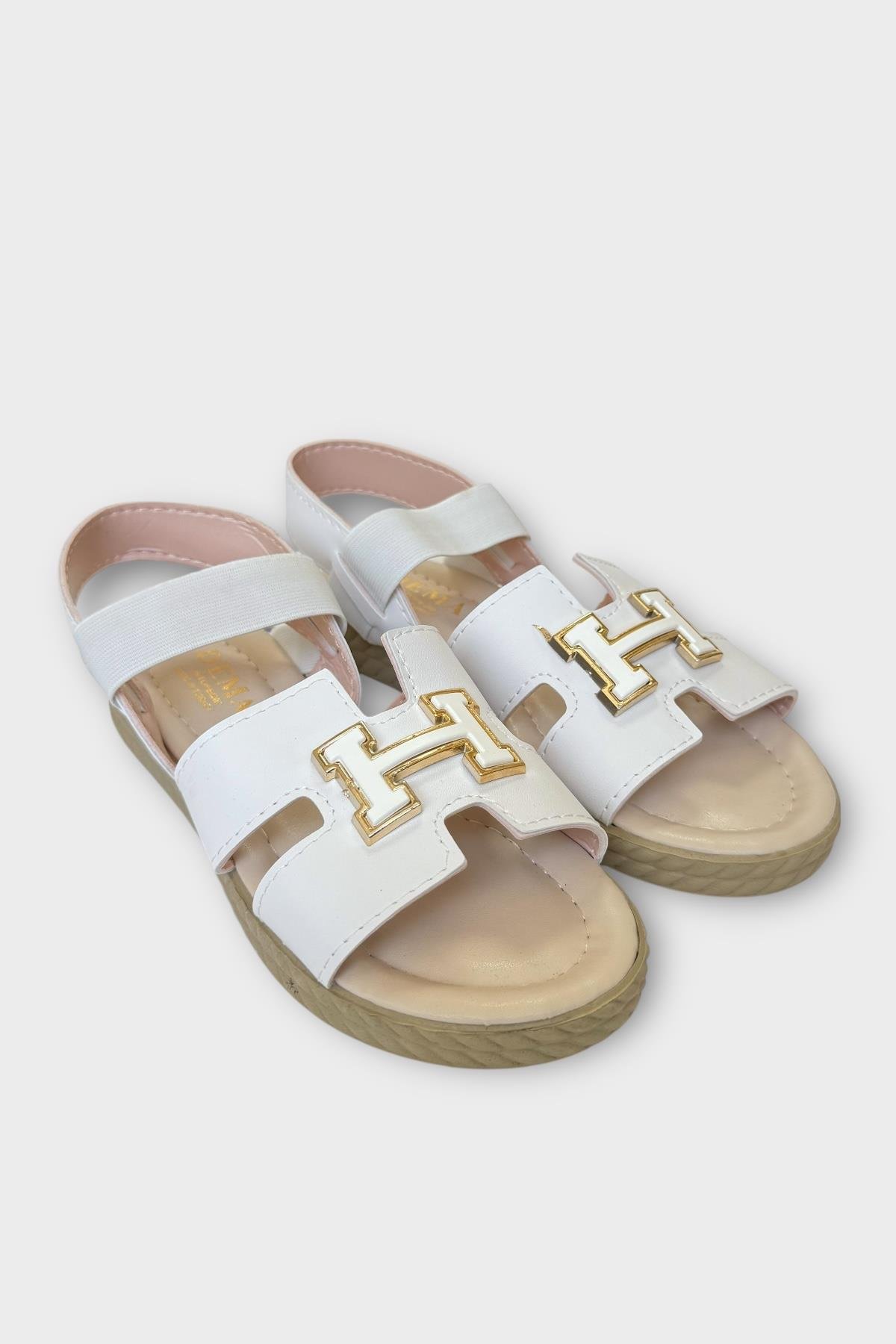 Kadın Önü ve Arkası Açık Yazlık Sandalet BEYAZ - Görsel 5
