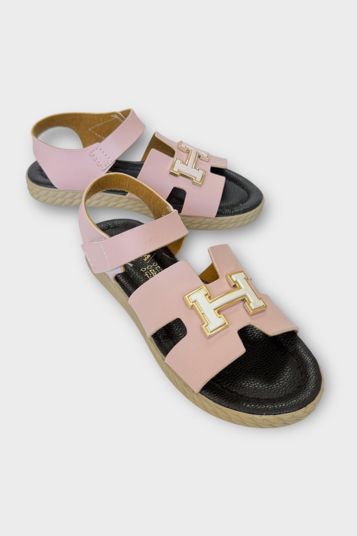 Kadın Önü ve Arkası Açık Yazlık Sandalet PUDRA - Görsel 3