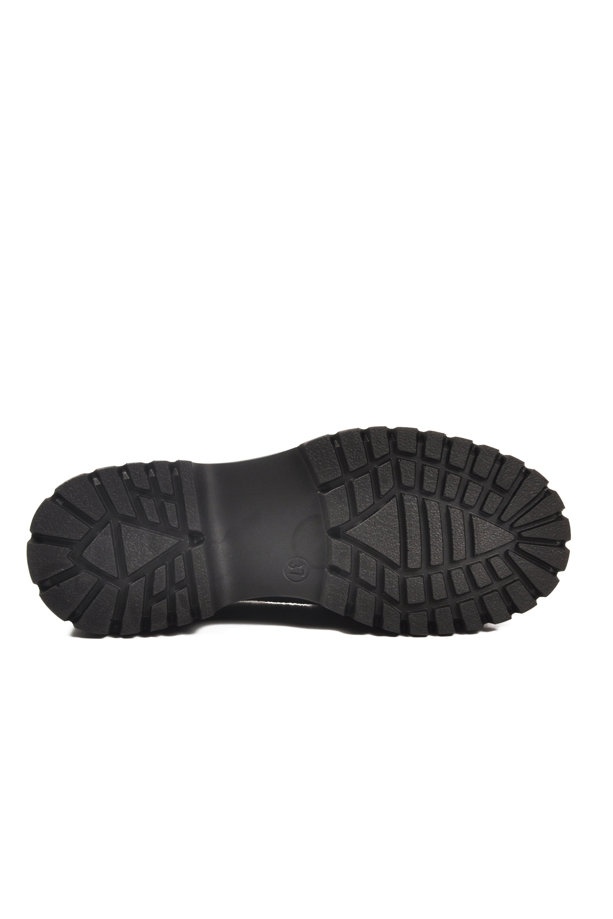 Siyah Süet Kalın Tabanlı Kadın Casual Ayakkabı 572461 Z - Görsel 6