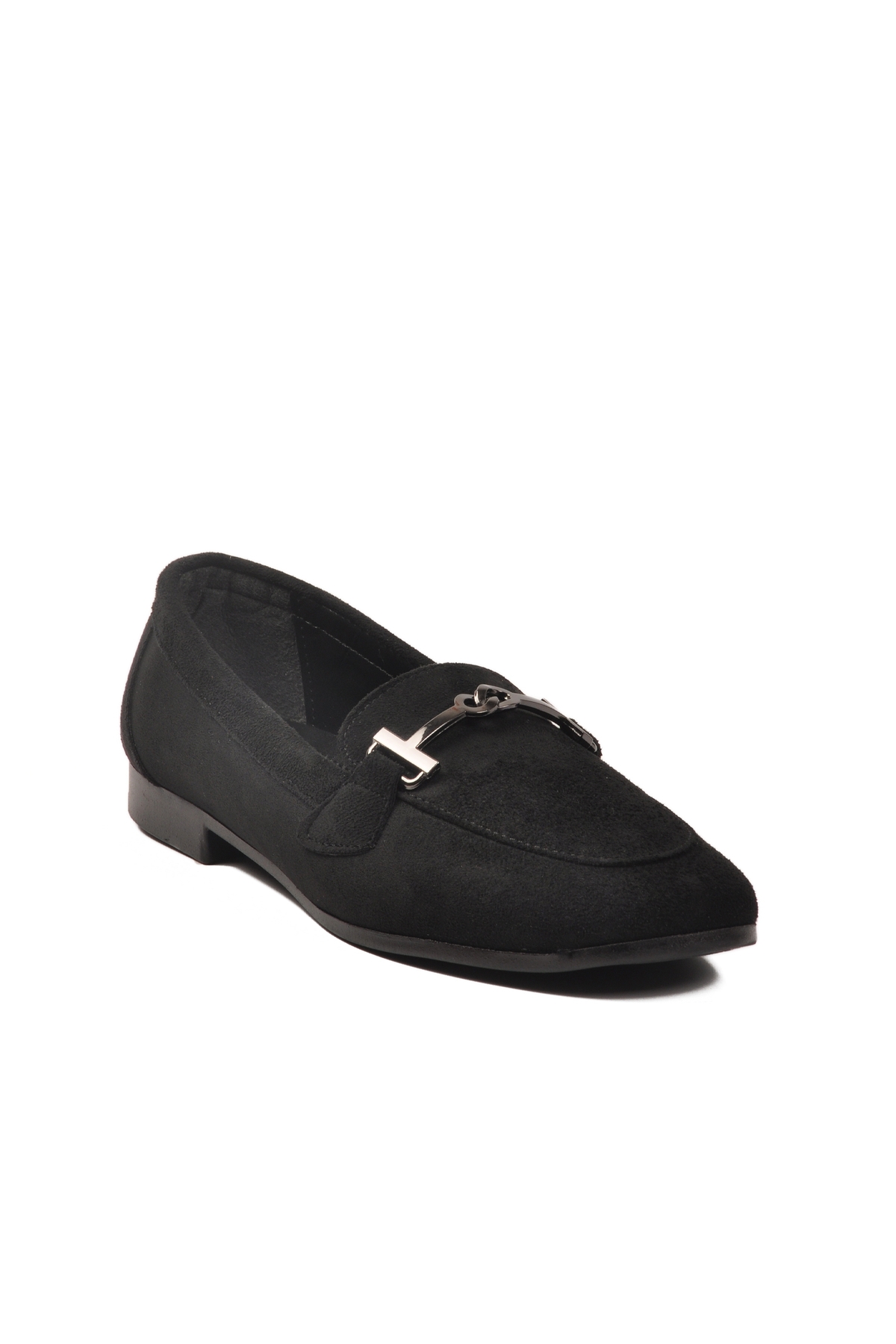 Siyah Süet Hafif Esnek Kadın Casual Ayakkabı 572433 Z - Görsel 5