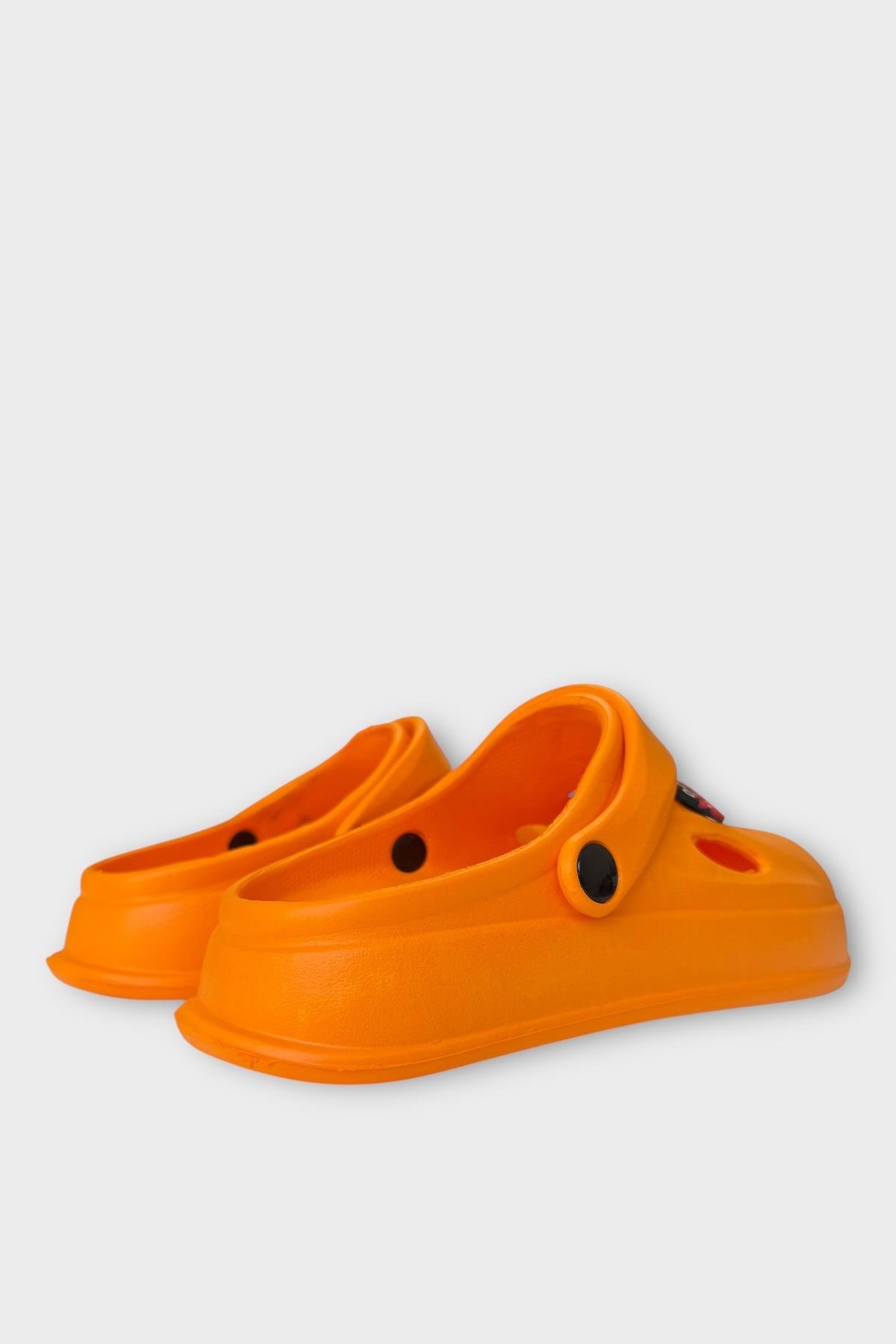 Kadın Comfort Uğur Böceği Tokalı Medikal Hemşire Sabo Terlik TURUNCU - Görsel 6