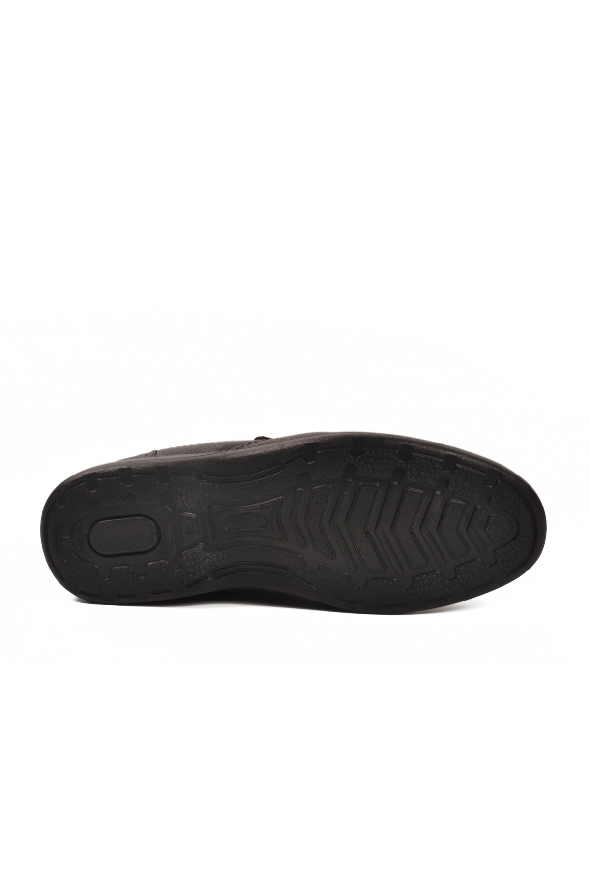 Siyah Kırışık Hakiki Deri Erkek Casual Ayakkabı DSN 2035 M - Görsel 6