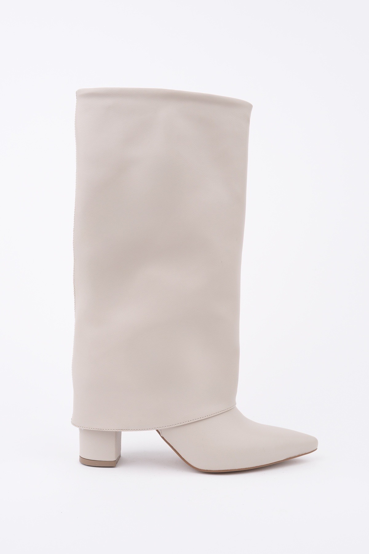 REBECA Sivri Burun Kalın Topuklu Kadın Çizme - Görsel 6