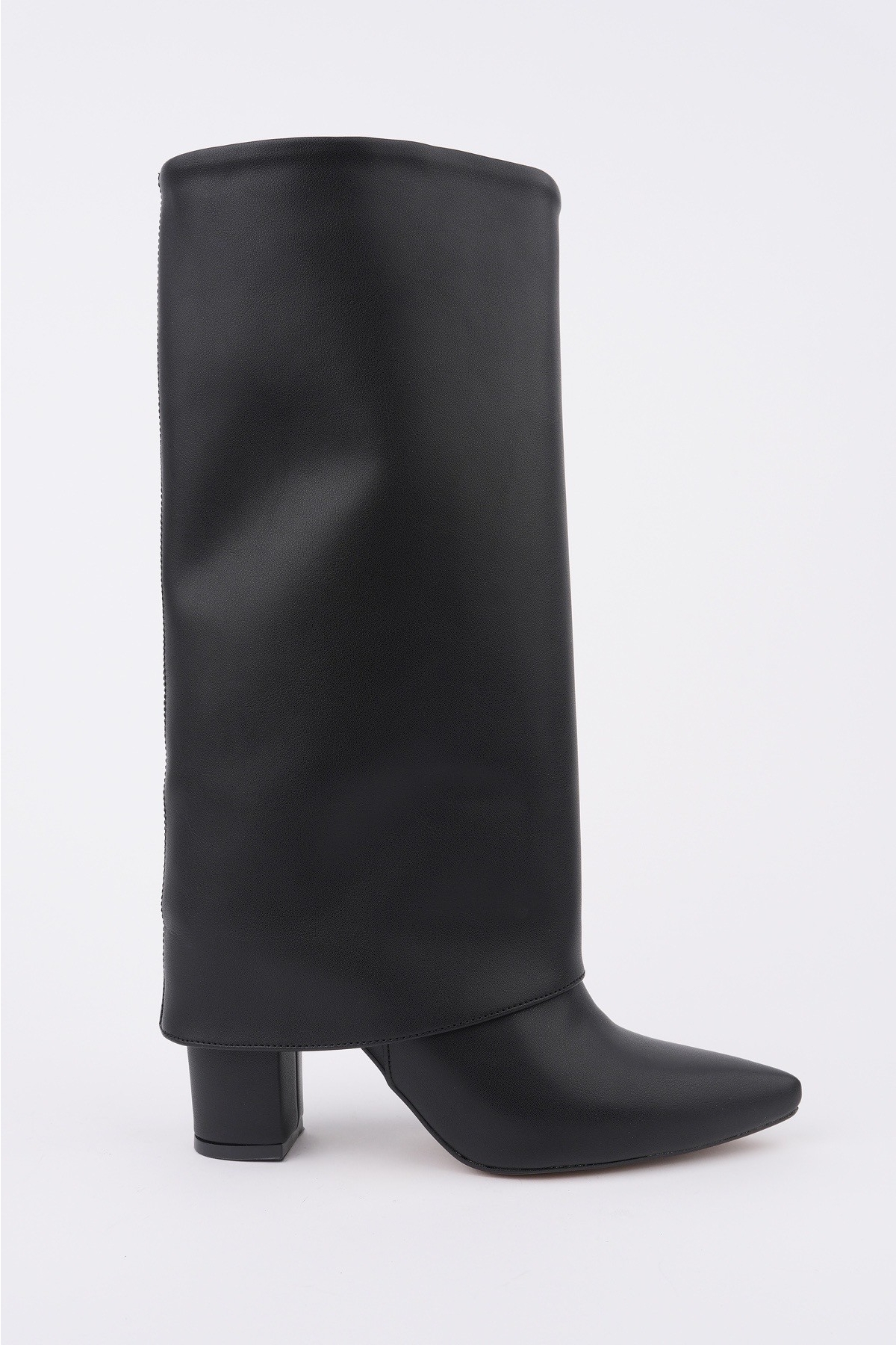 REBECA Sivri Burun Kalın Topuklu Kadın Çizme - Görsel 6