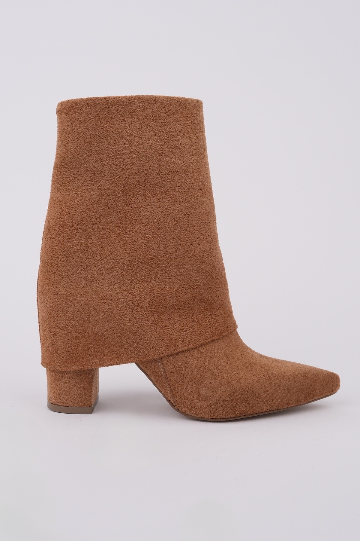 İMPERA Sivri Burun Kalın Topuklu Fermuarlı Kadın Bot - Görsel 2