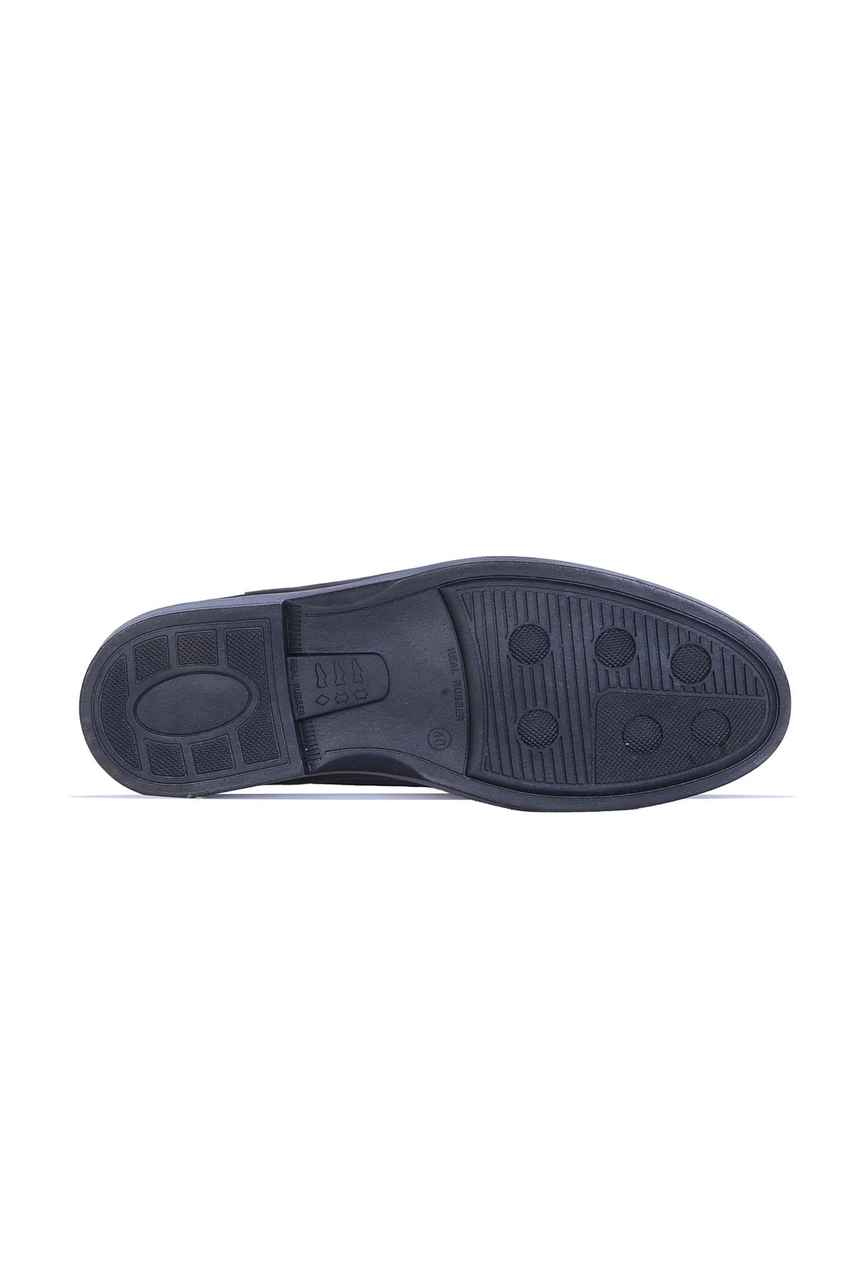 71 Kahve Lz Kauçuk %100 Deri Erkek Klasik Ayakkabı - Görsel 5