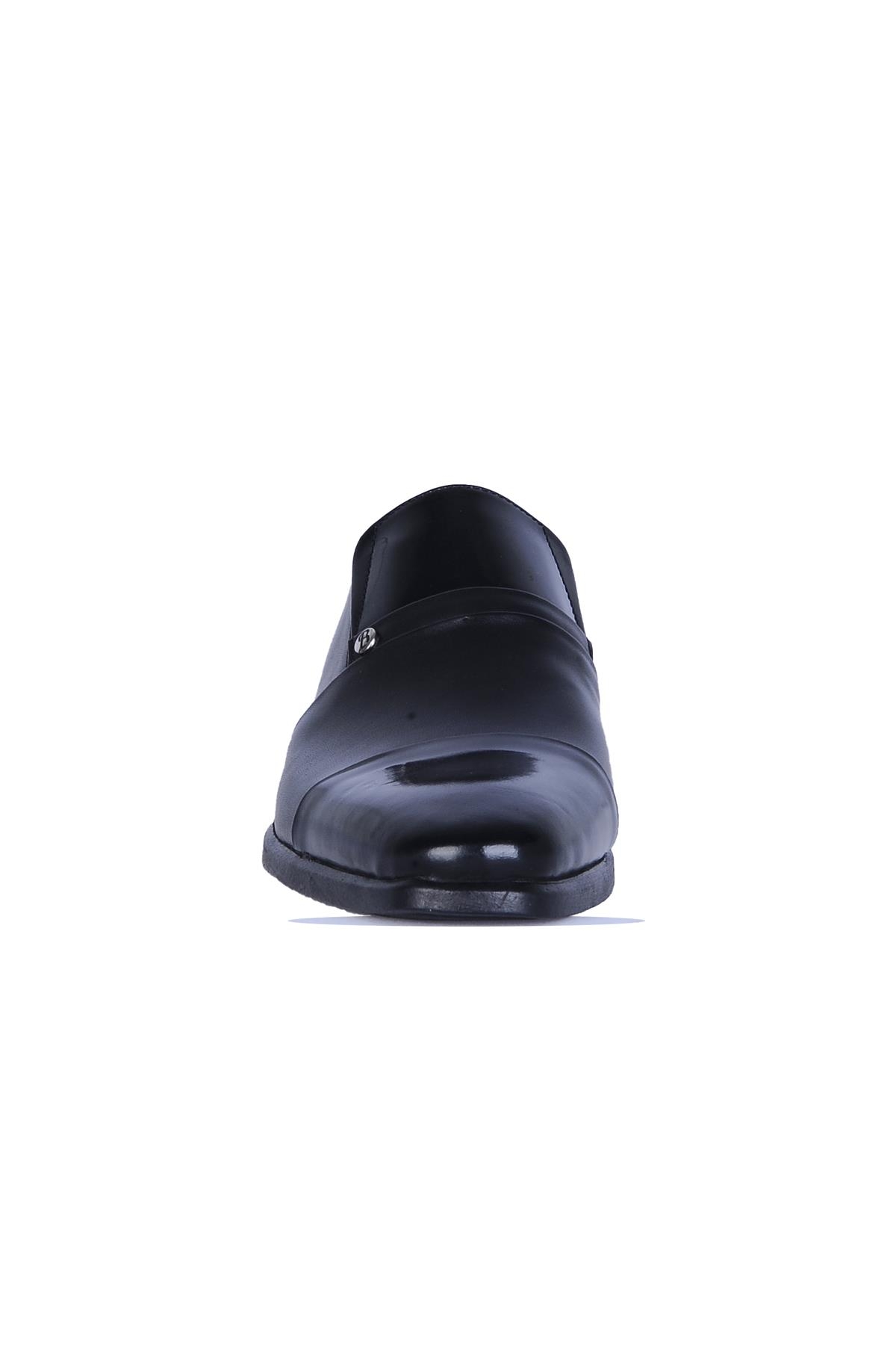 1903 R.K.S Siyah Kauçuk %100 Deri Erkek Klasik Ayakkabı - Görsel 3