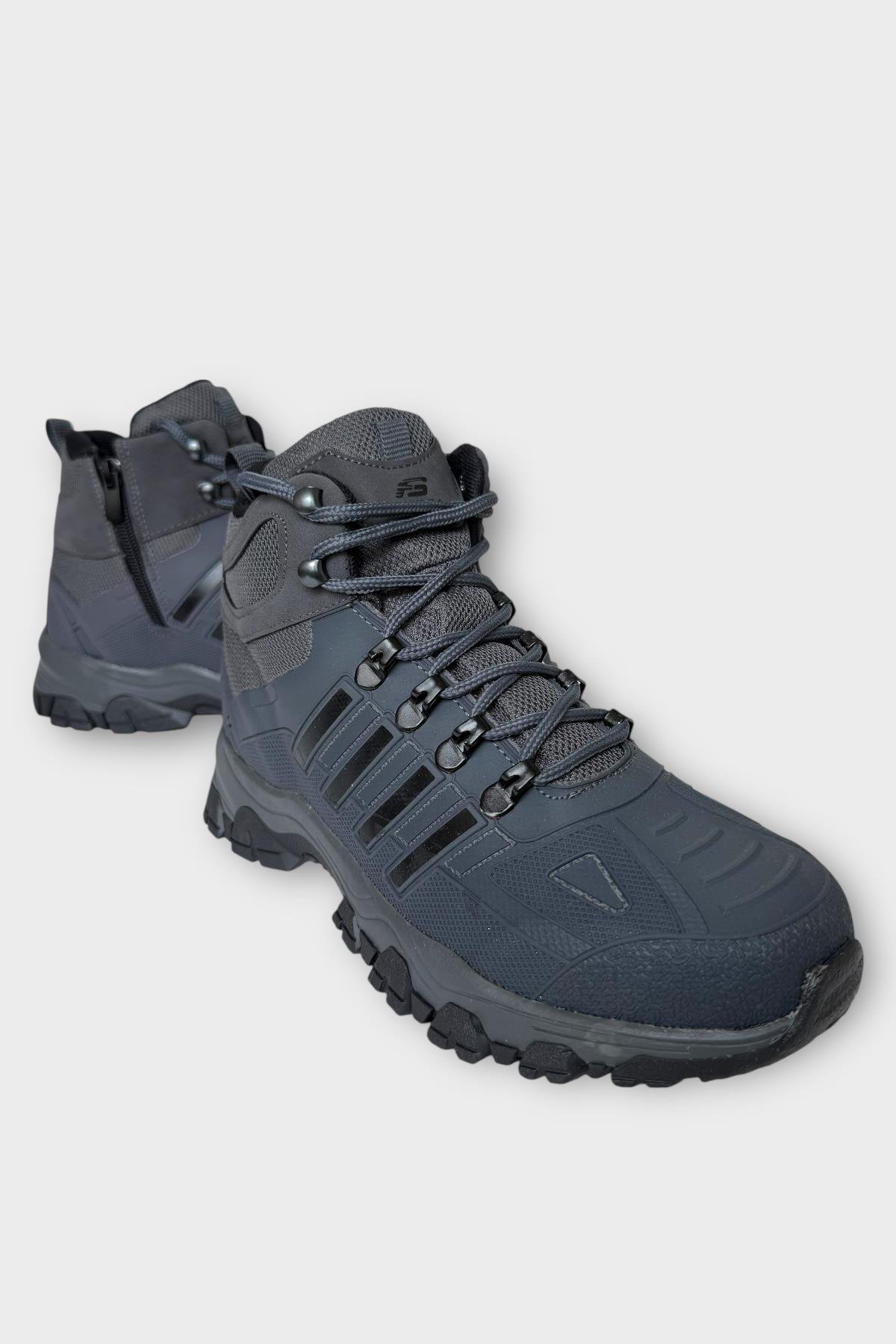 Unısex Soğuk Geçirmez Fermuarlı Trekking &amp; Outdoor Bot FÜME - Görsel 3