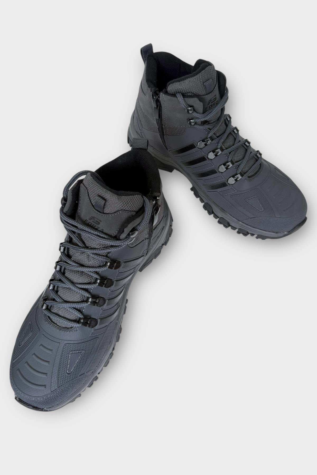 Unısex Soğuk Geçirmez Fermuarlı Trekking &amp; Outdoor Bot FÜME - Görsel 4