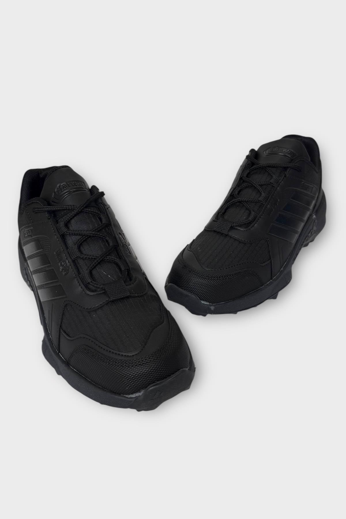 Erkek Soğuk Geçirmez Spor Outdoor Trekking Bot Ayakkabı SİYAH - SİYAH - Görsel 4