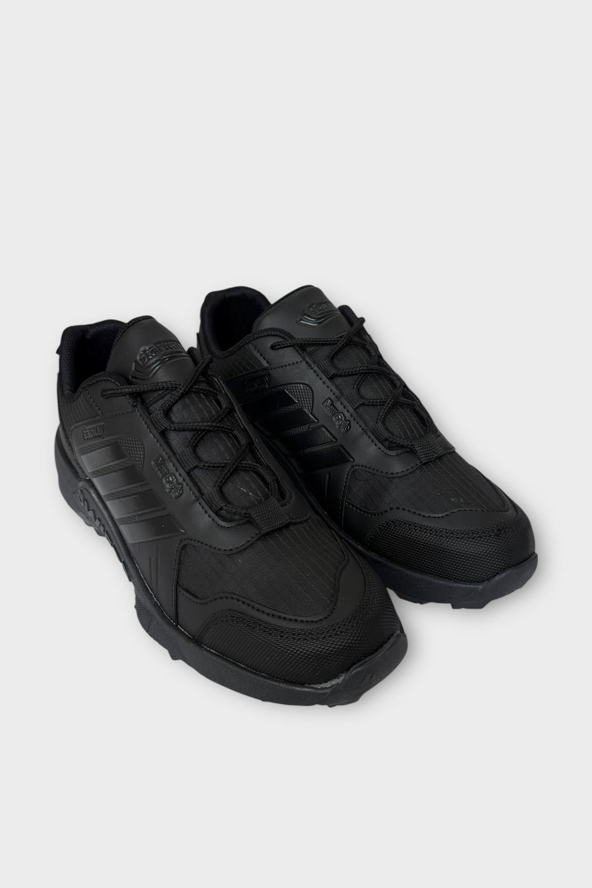 Erkek Soğuk Geçirmez Spor Outdoor Trekking Bot Ayakkabı SİYAH - SİYAH - Görsel 5