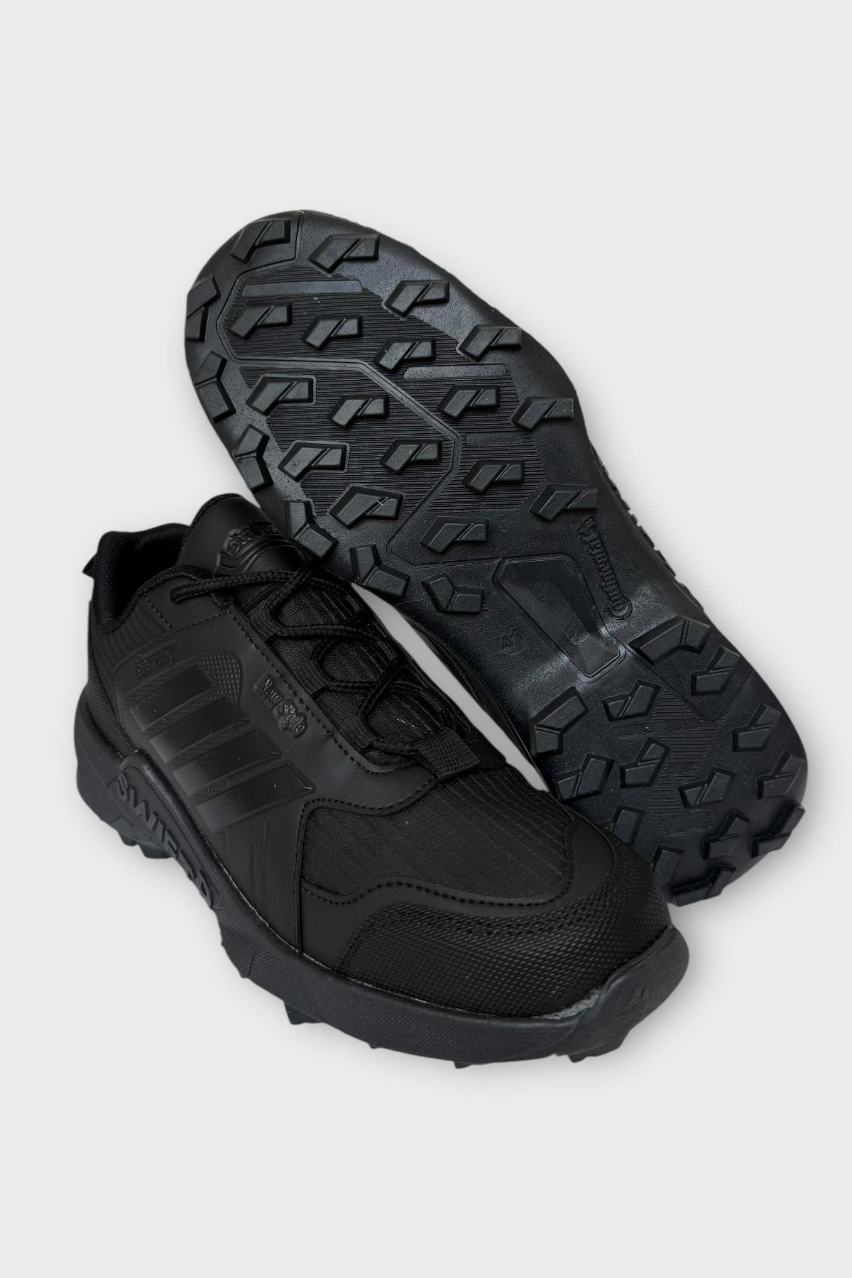 Erkek Soğuk Geçirmez Spor Outdoor Trekking Bot Ayakkabı SİYAH - SİYAH - Görsel 7