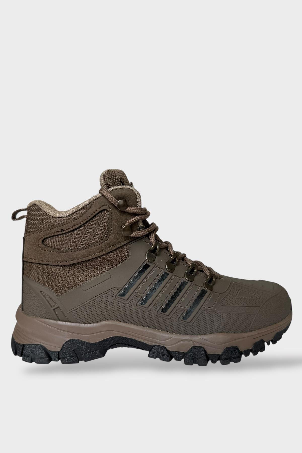 Unısex Soğuk Geçirmez Fermuarlı Trekking &amp; Outdoor Bot VİZON - Görsel 2