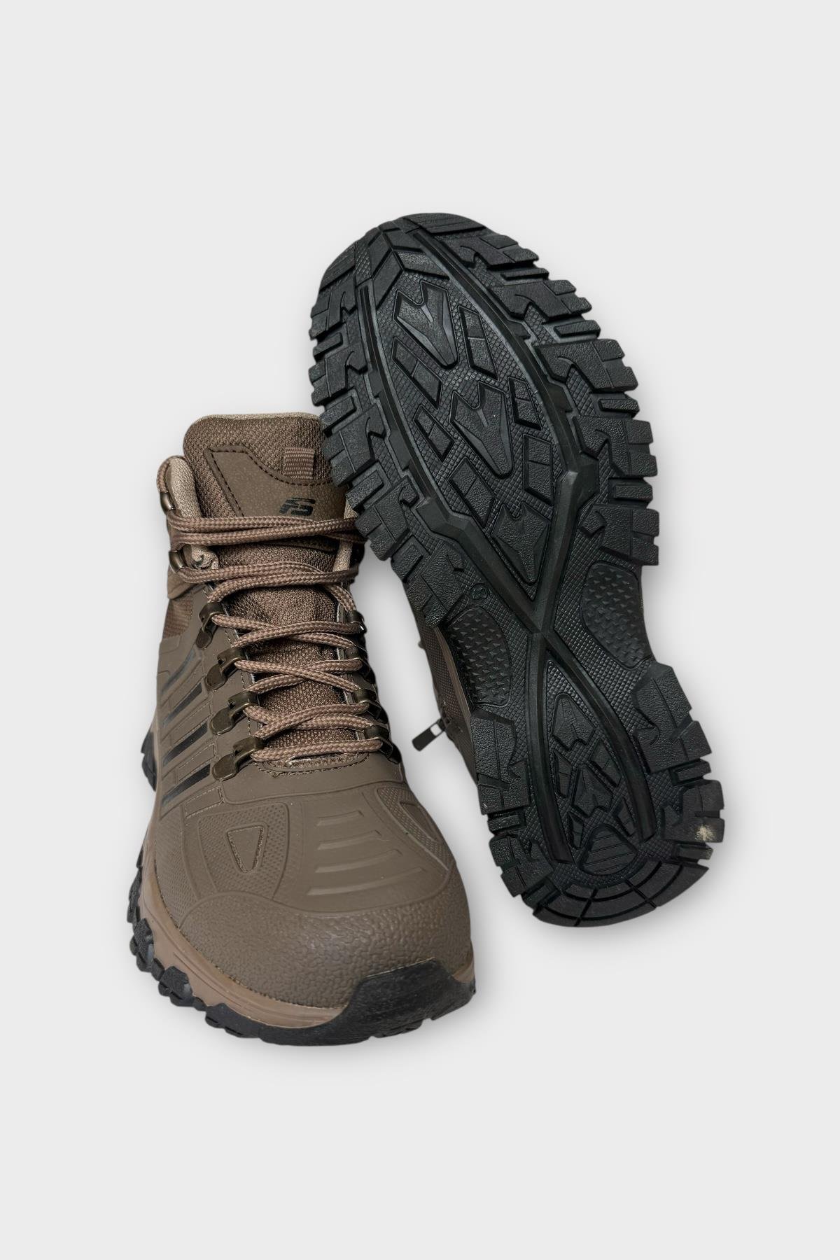 Unısex Soğuk Geçirmez Fermuarlı Trekking &amp; Outdoor Bot VİZON - Görsel 7