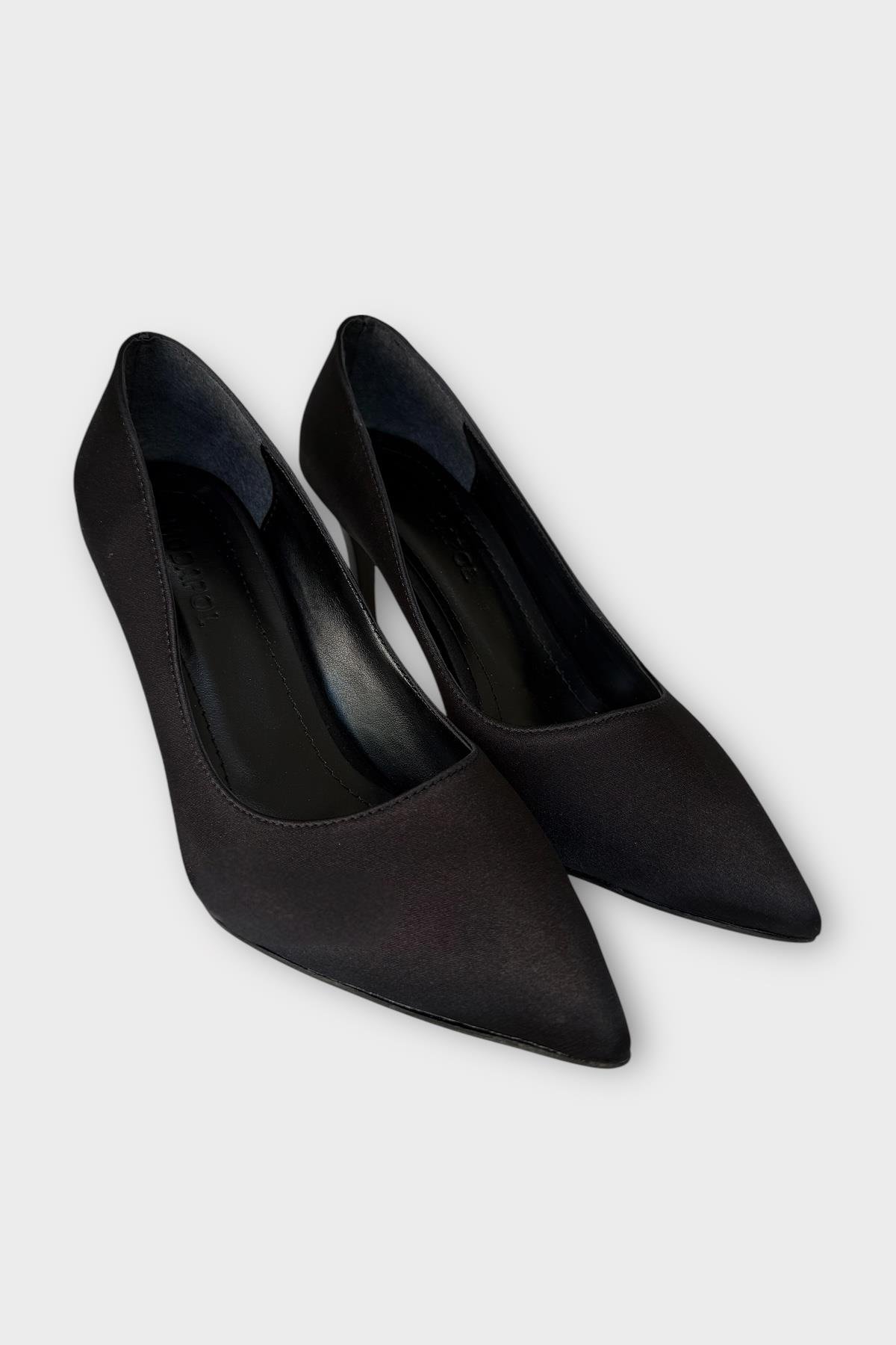Kadın Klasik Topuklu Ayakkabı SİYAH - FÜME - Görsel 5