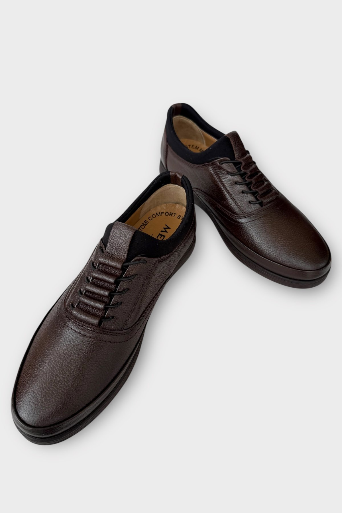 Liger Liger Erkek Hakiki Deri Akıllı Bğcıklı Günlük Ayakkabı KAHVERENGİ Klasik Ayakkabı | Flo Kahverengi - 4. görsel