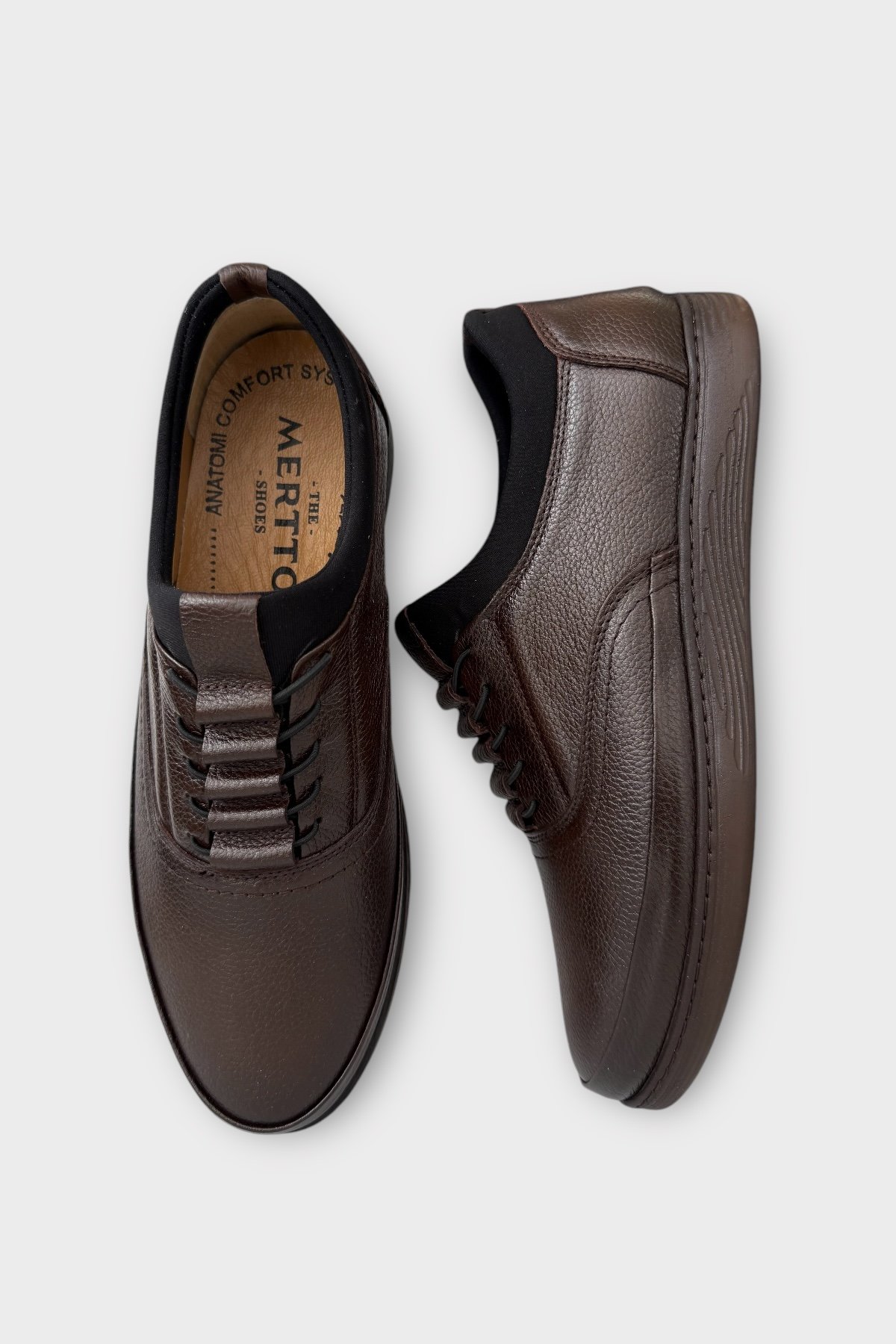 Liger Liger Erkek Hakiki Deri Akıllı Bğcıklı Günlük Ayakkabı KAHVERENGİ Klasik Ayakkabı | Flo Kahverengi - 6. görsel