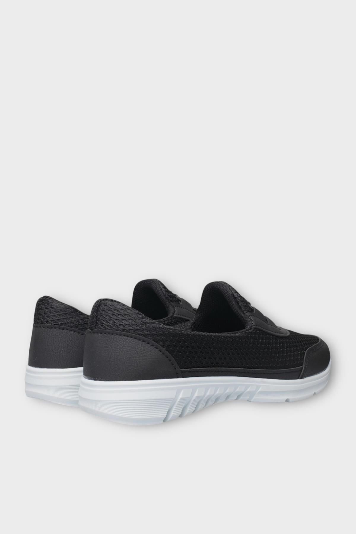 Kadın Ortopedik Fileli Anne Babet Günlük Ayakkabı SİYAH - BEYAZ - Görsel 6