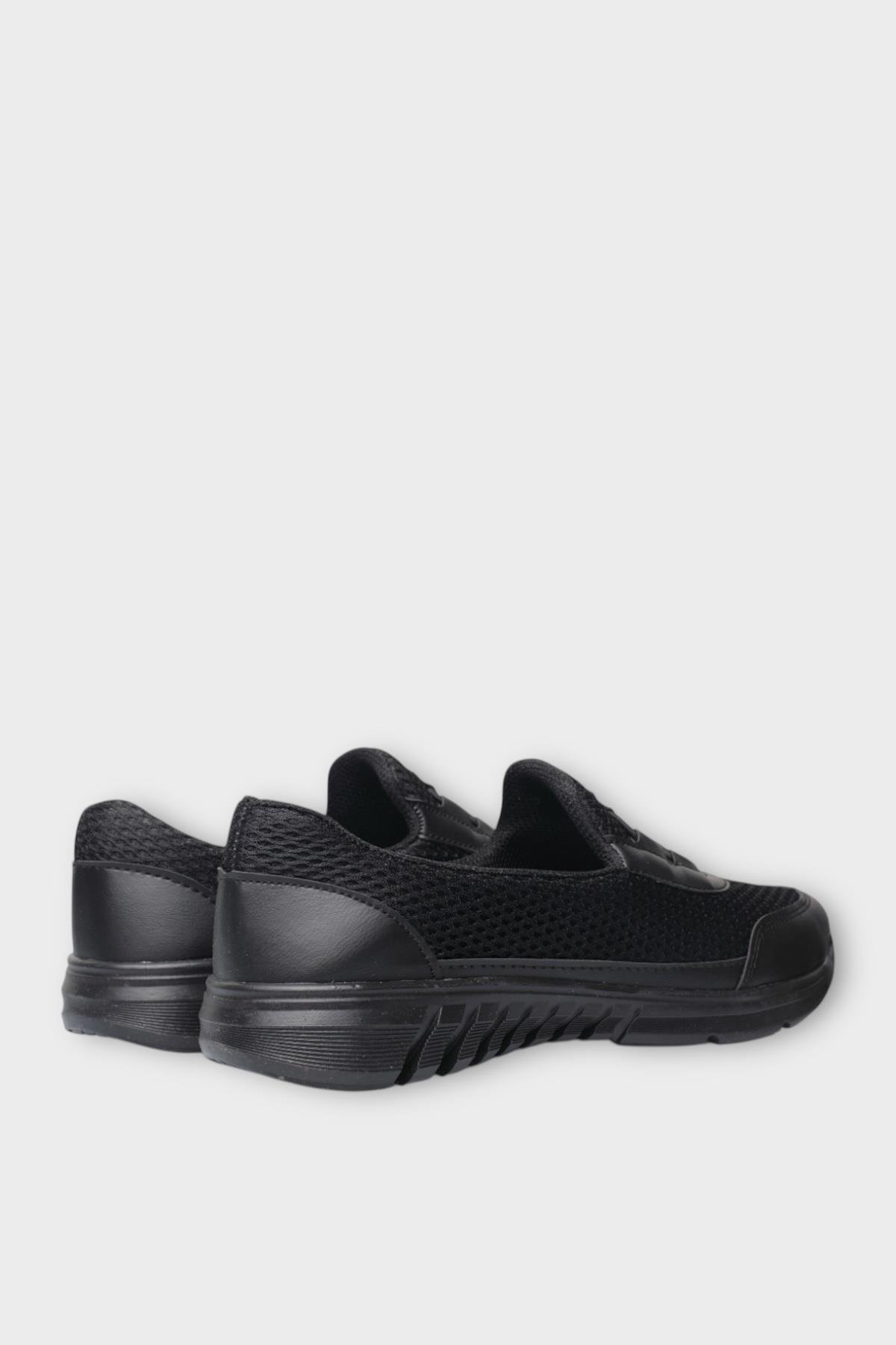 Kadın Ortopedik Fileli Anne Babet Günlük Ayakkabı SİYAH - Görsel 6