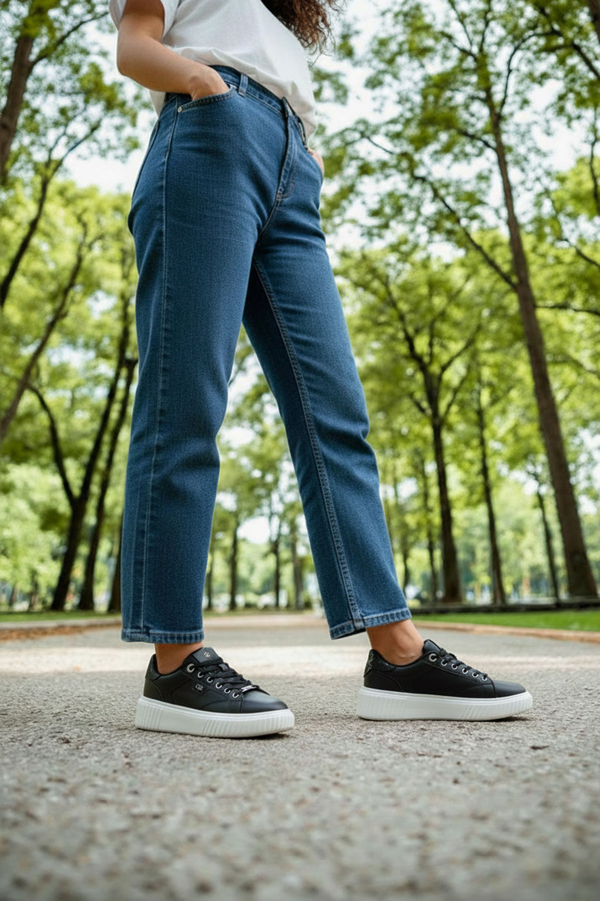 RAFINA 5PR Siyah Kadın Sneaker - Görsel 3