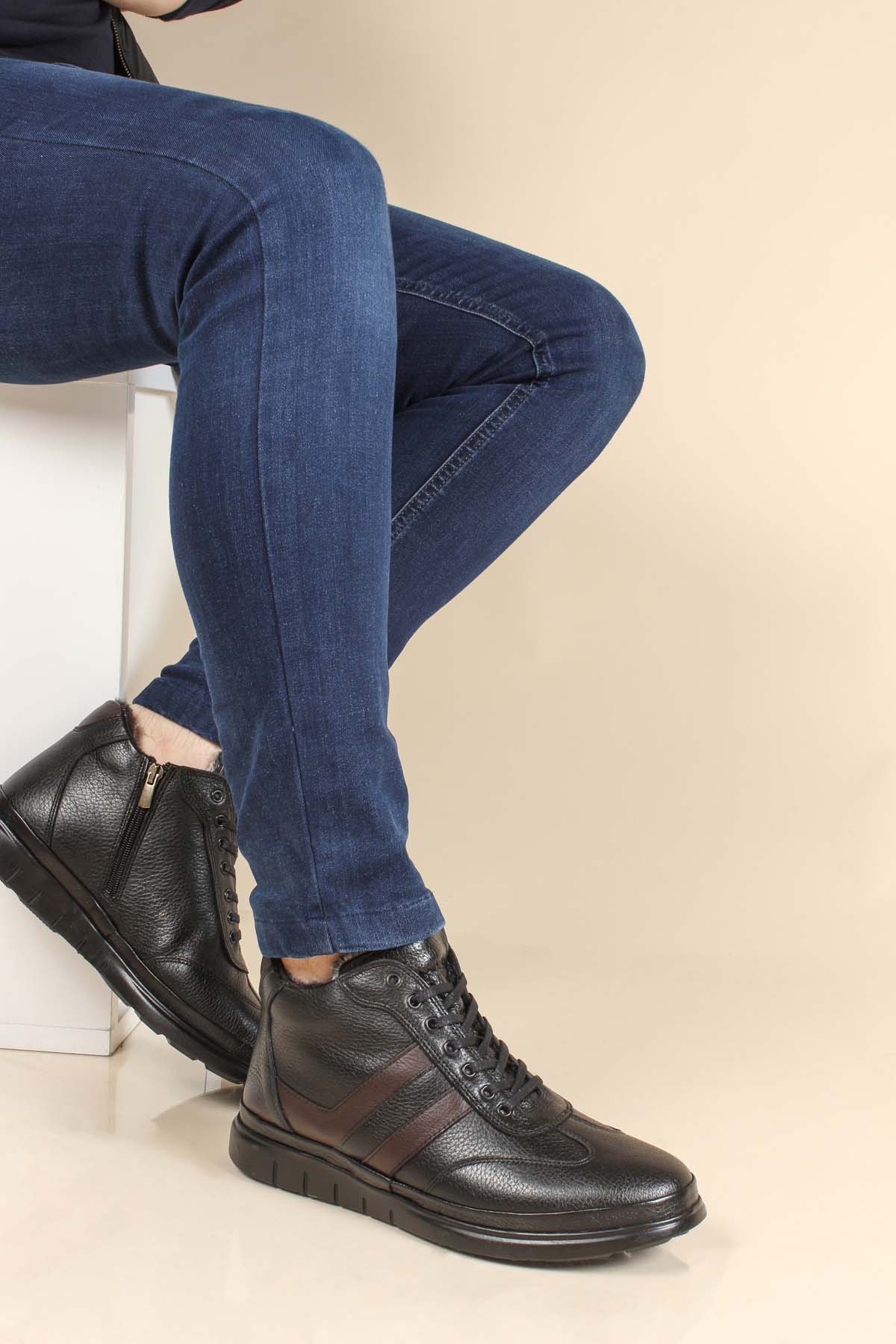 Hakiki Deri Erkek Klasik Bot 855SMA660 - Görsel 2