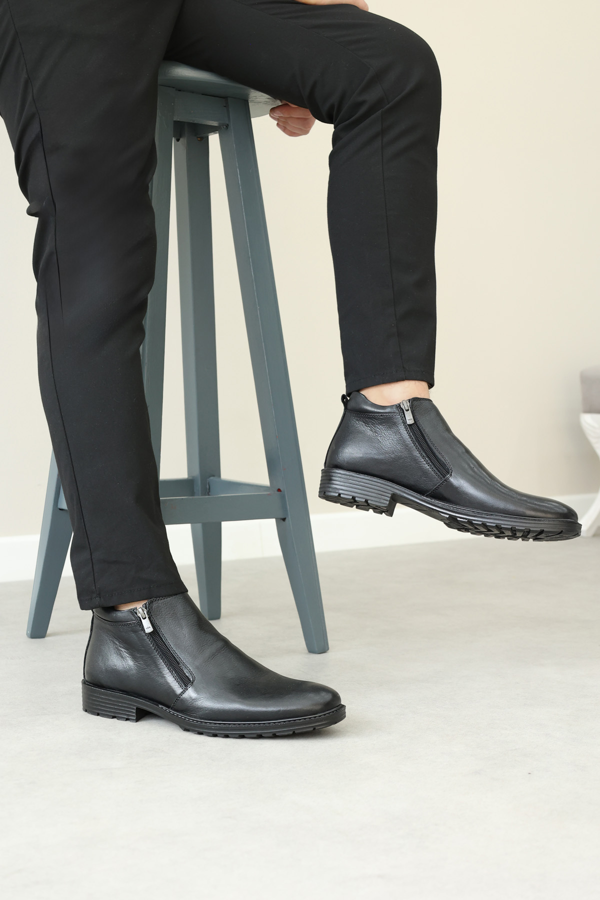 Hakiki Deri Erkek Klasik Bot 671DMA304 - Görsel 6