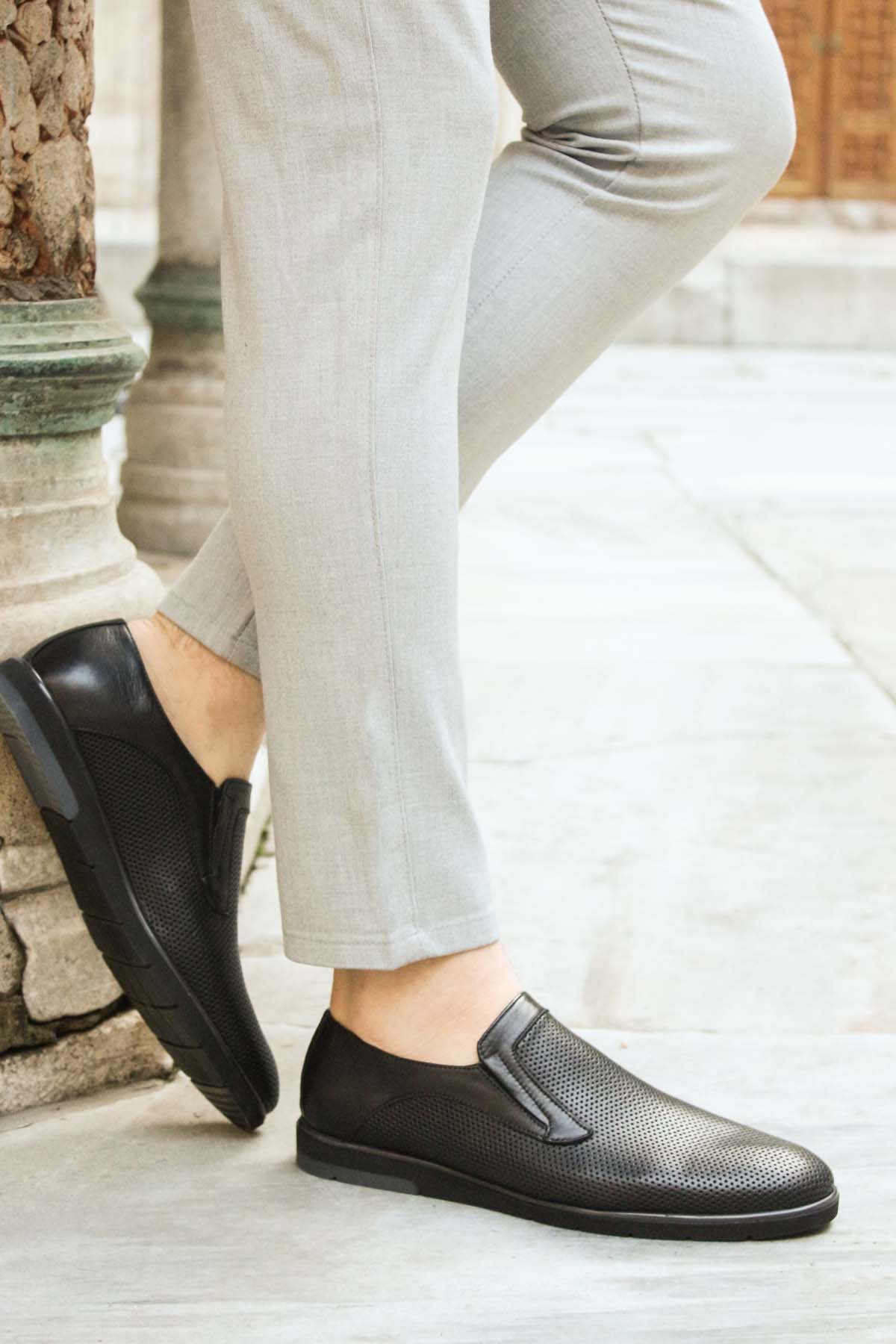 Hakiki Deri Erkek Casual Ayakkabı 711MA370-2291 - Görsel 2