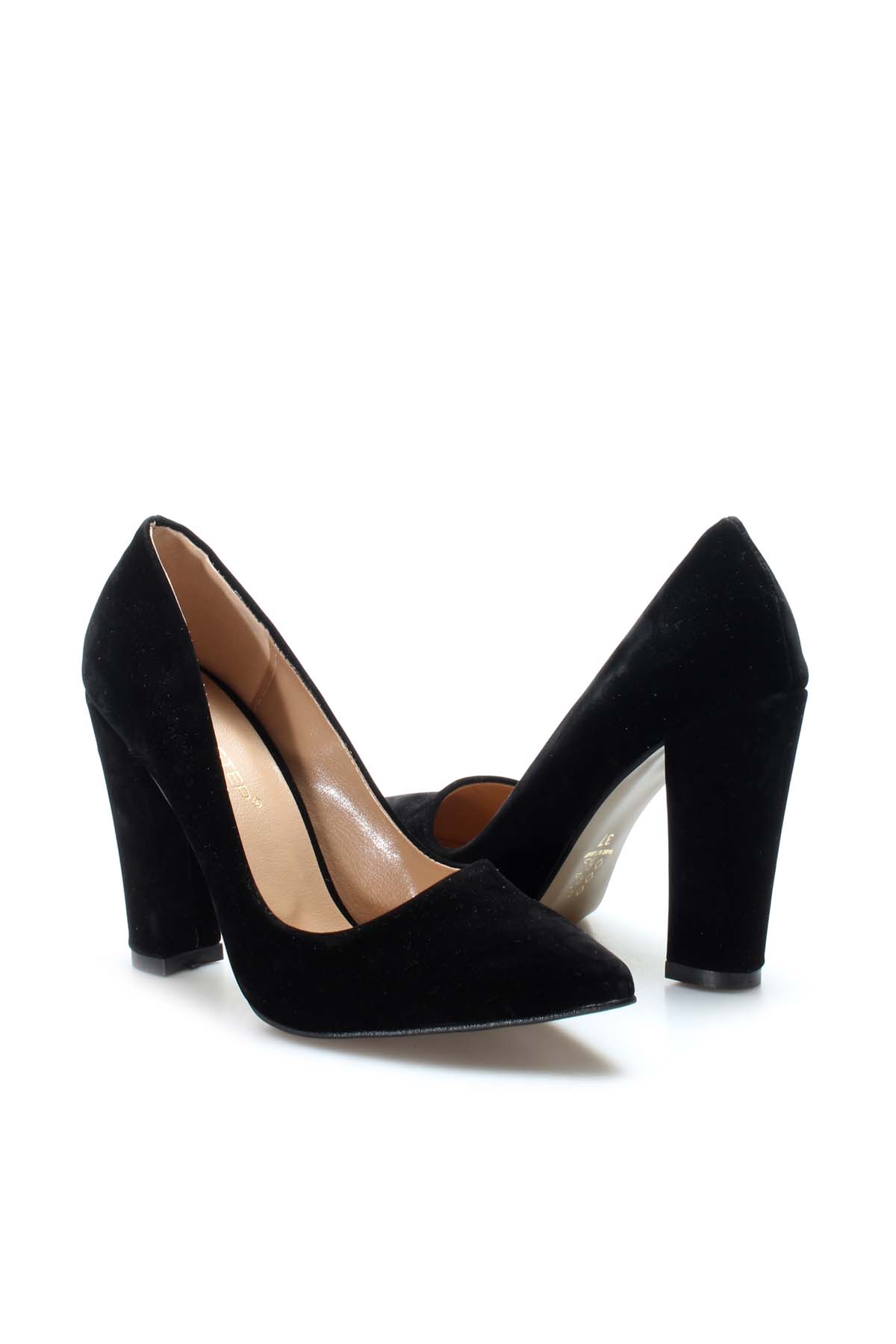Kadın Kalın Topuklu Ayakkabı 610ZA1801 - Görsel 6
