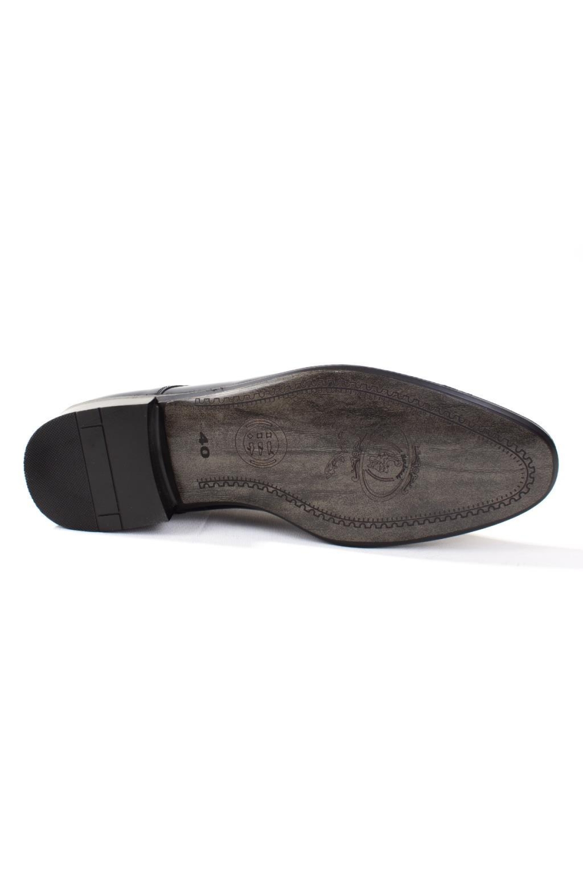 849 Lacivert Rugan Klasik Deri Erkek Ayakkabı - Görsel 5